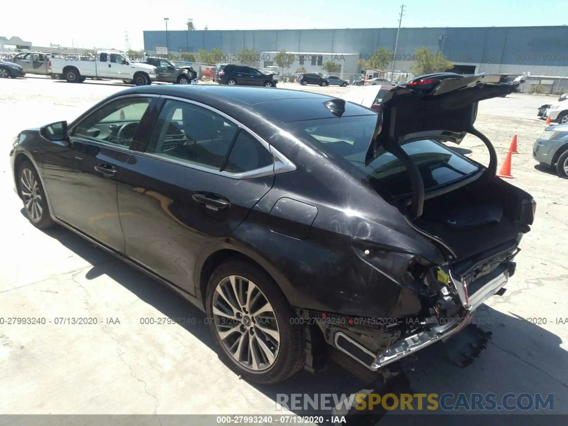 3 Photograph of a damaged car 58ABZ1B10KU022431 LEXUS ES 2019