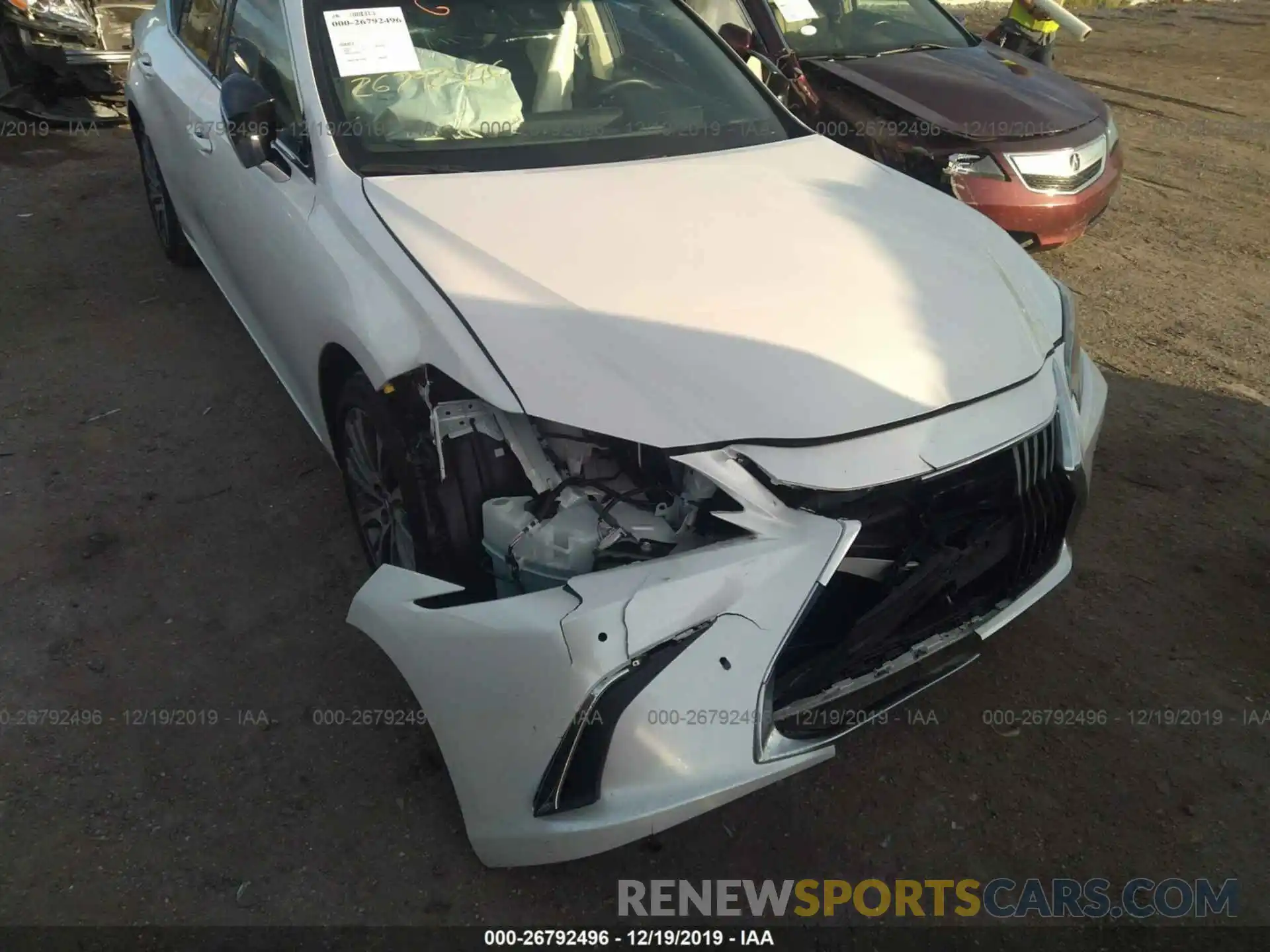 6 Photograph of a damaged car 58ABZ1B10KU024809 LEXUS ES 2019