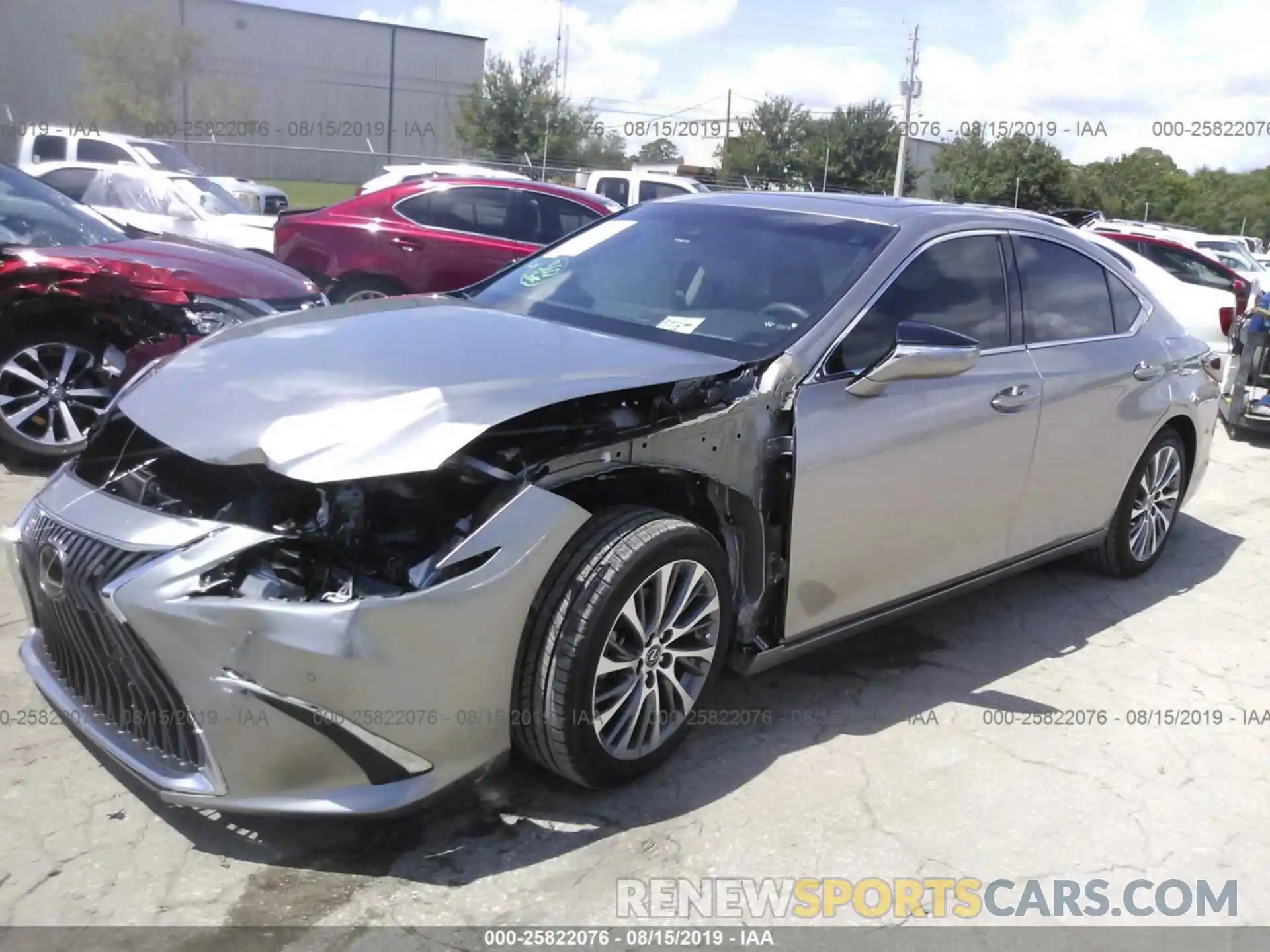 2 Photograph of a damaged car 58ABZ1B10KU030674 LEXUS ES 2019