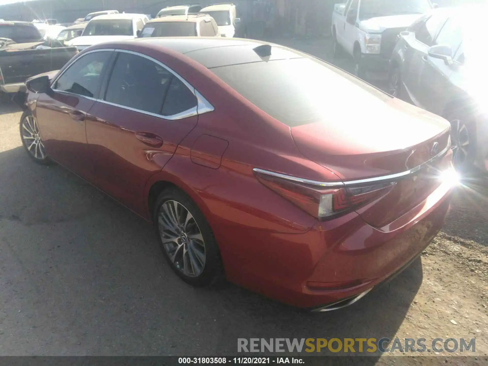 3 Photograph of a damaged car 58ABZ1B10KU033803 LEXUS ES 2019