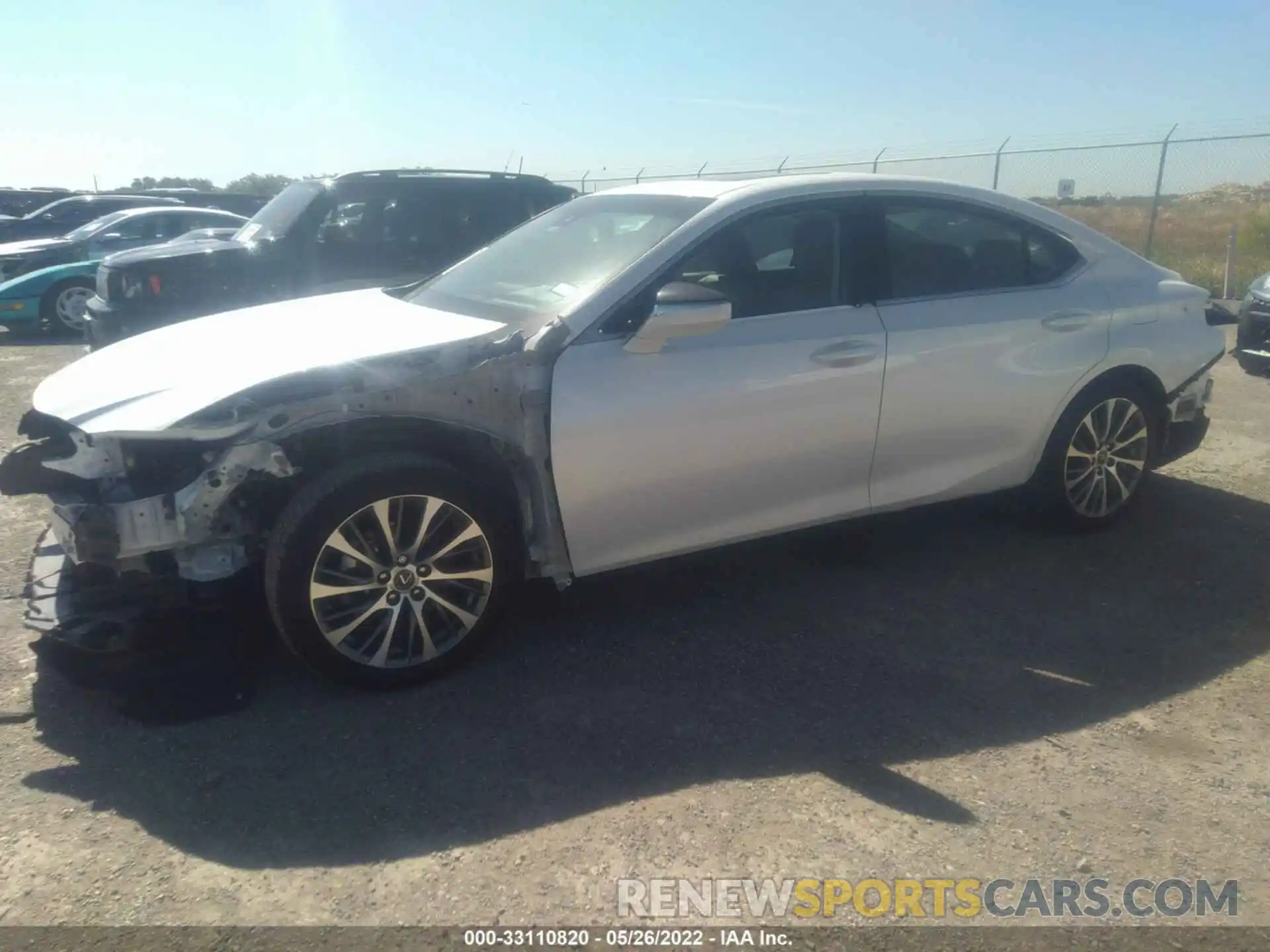 2 Photograph of a damaged car 58ABZ1B10KU035423 LEXUS ES 2019