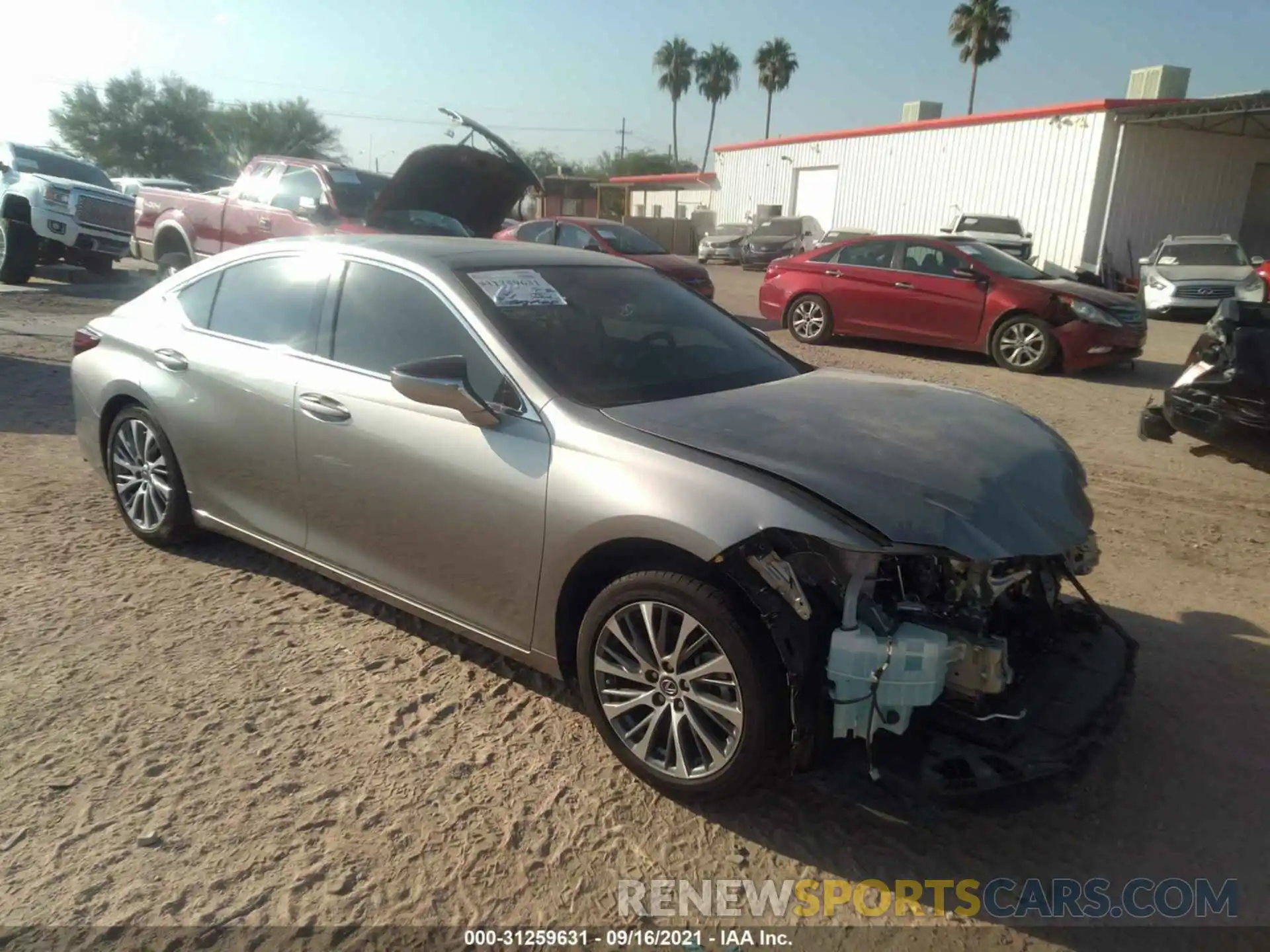 1 Photograph of a damaged car 58ABZ1B10KU042968 LEXUS ES 2019