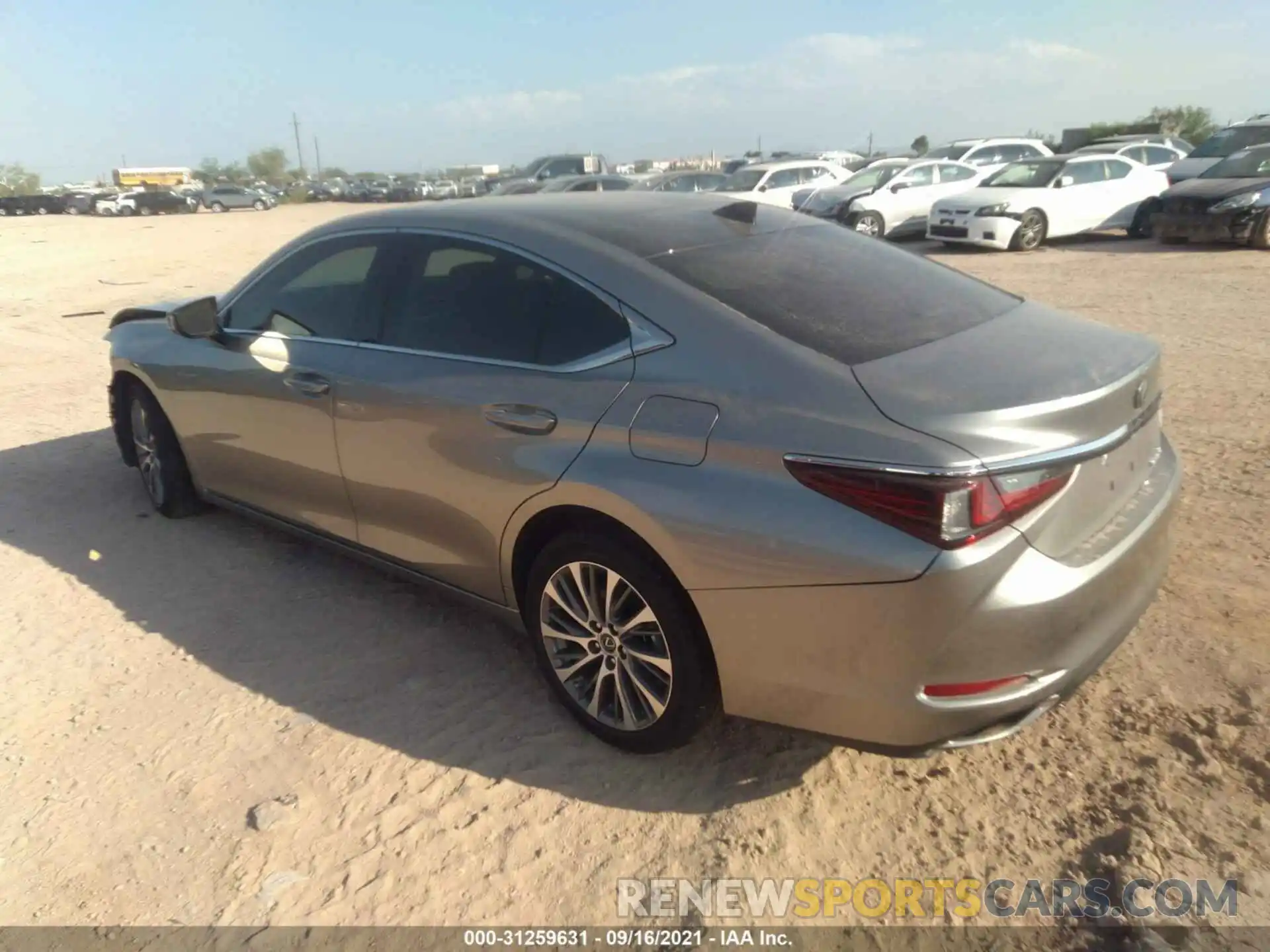 3 Photograph of a damaged car 58ABZ1B10KU042968 LEXUS ES 2019