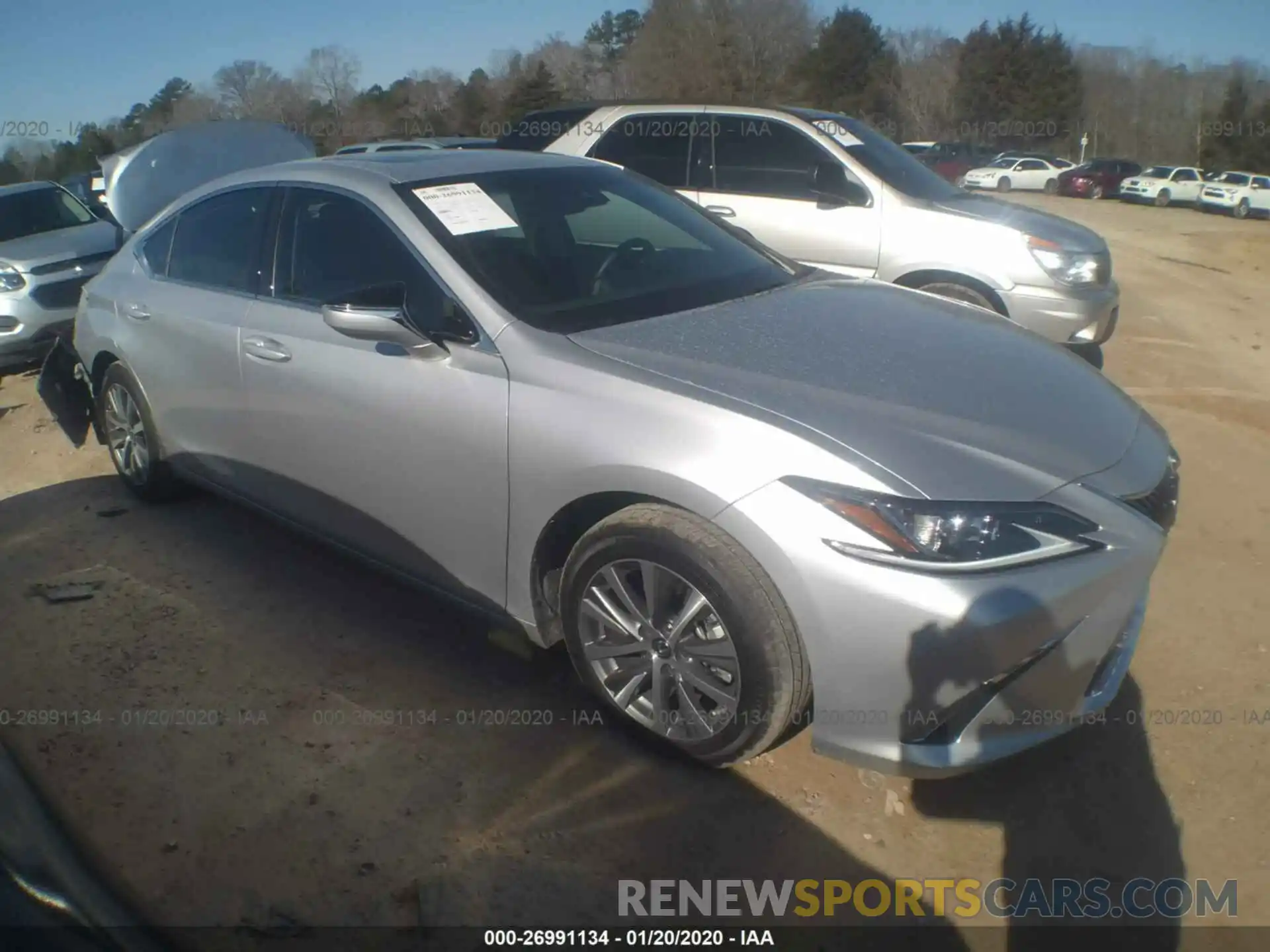 1 Photograph of a damaged car 58ABZ1B10KU045501 LEXUS ES 2019