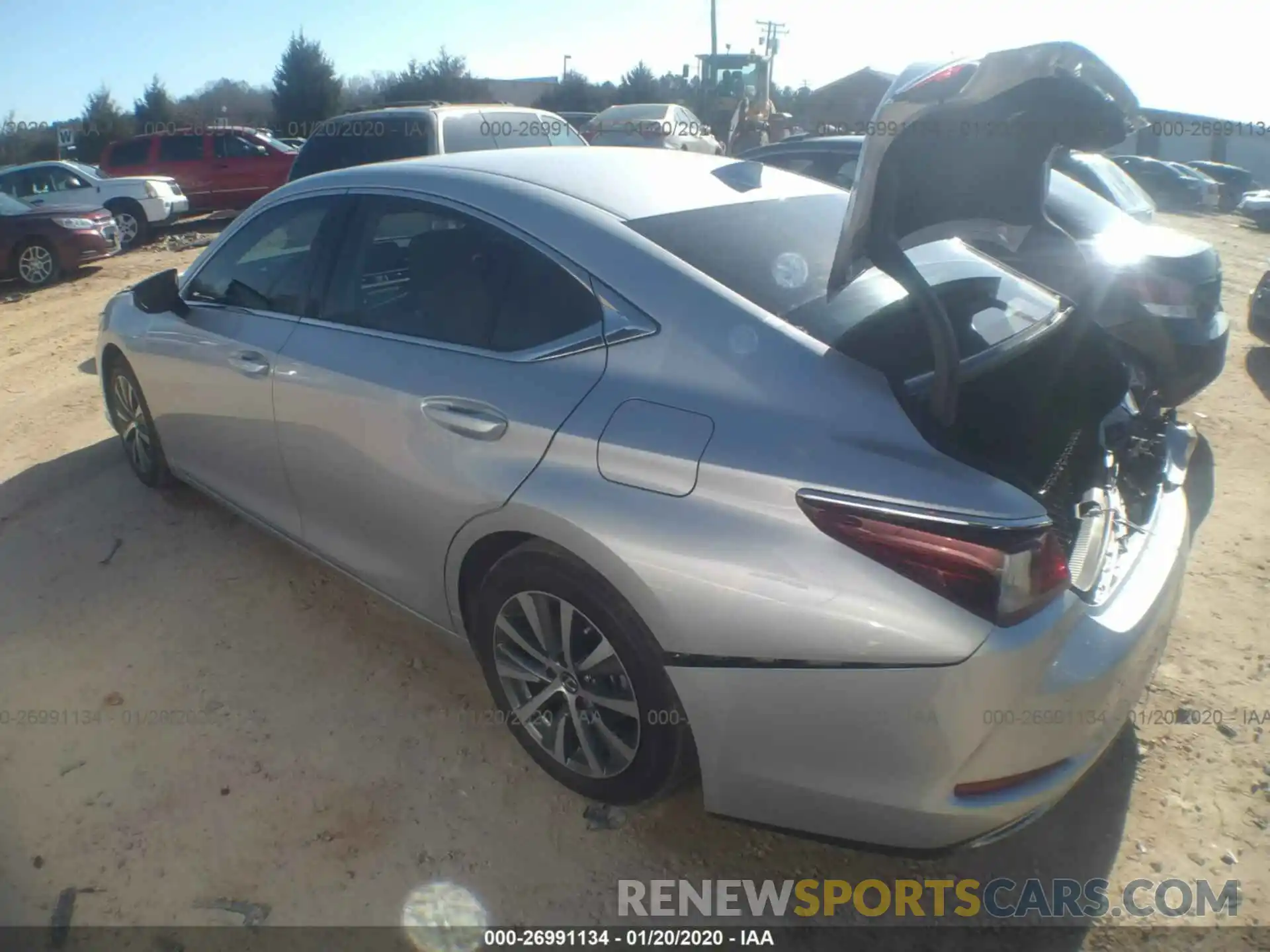 3 Photograph of a damaged car 58ABZ1B10KU045501 LEXUS ES 2019