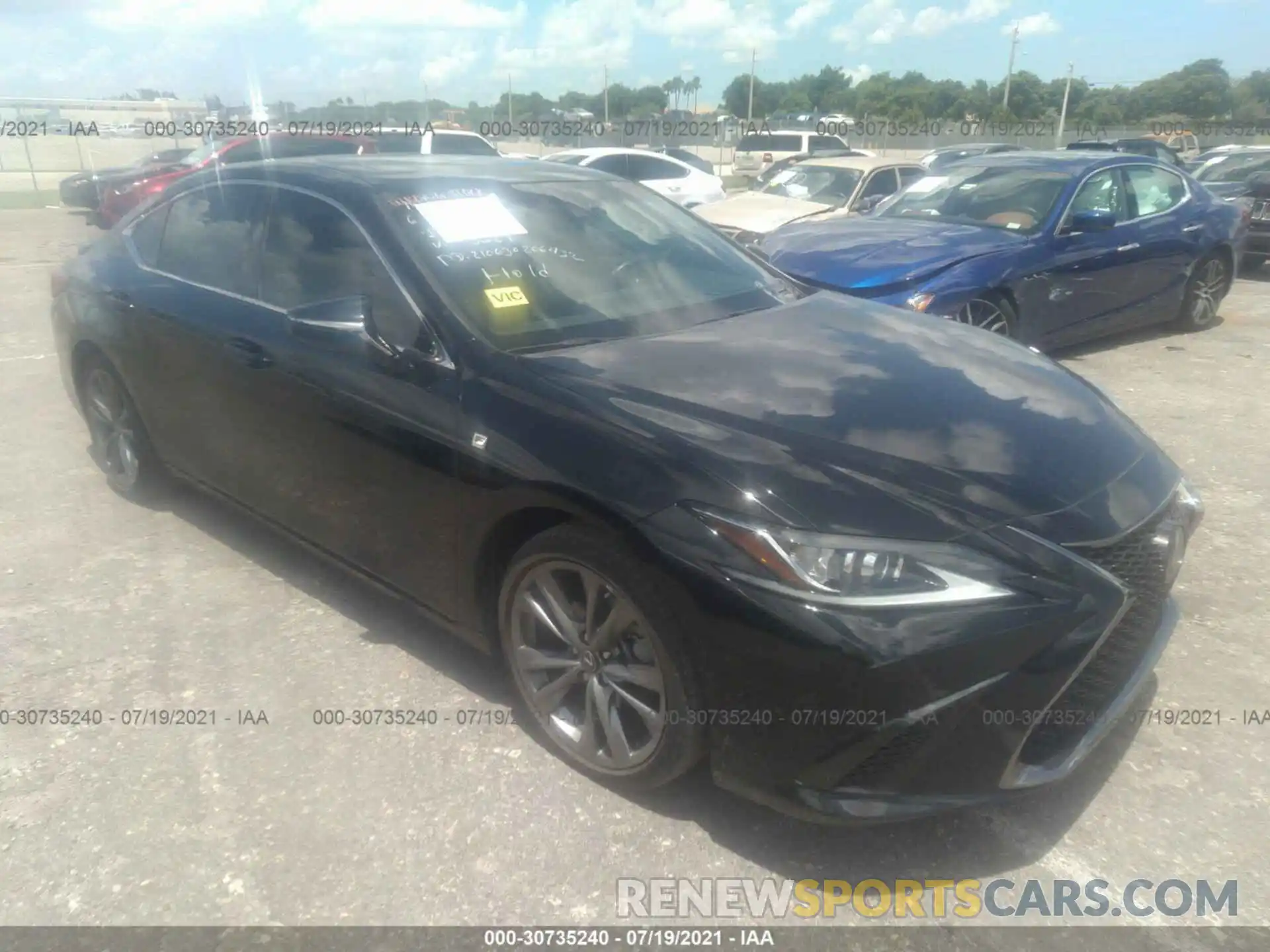 1 Photograph of a damaged car 58ABZ1B10KU045627 LEXUS ES 2019