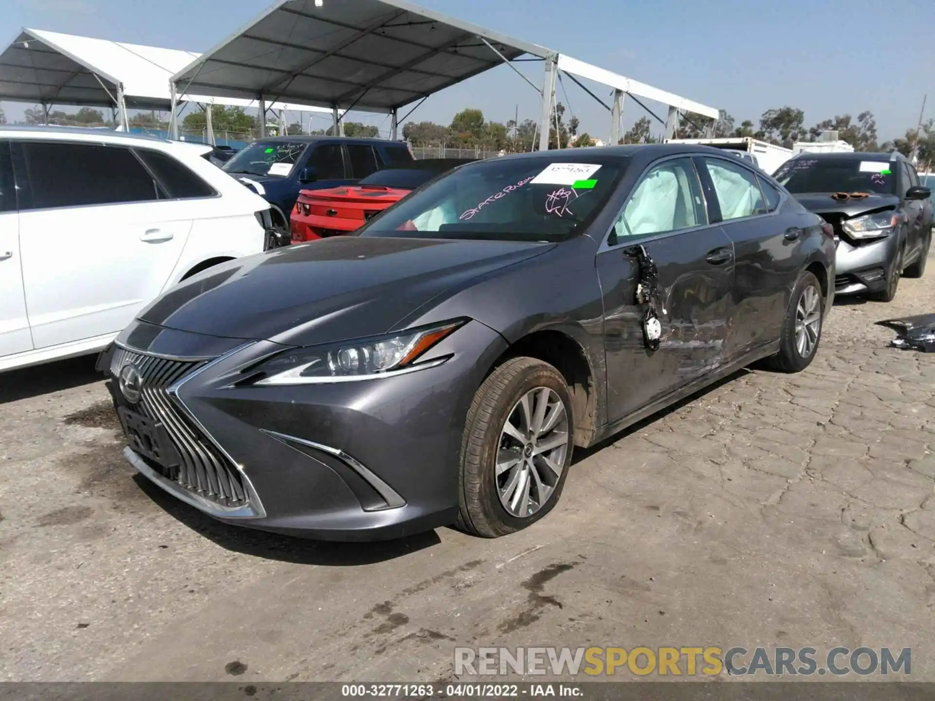 2 Photograph of a damaged car 58ABZ1B10KU048043 LEXUS ES 2019