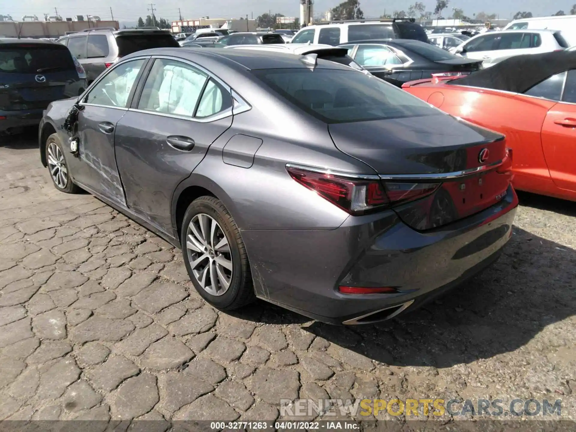 3 Photograph of a damaged car 58ABZ1B10KU048043 LEXUS ES 2019