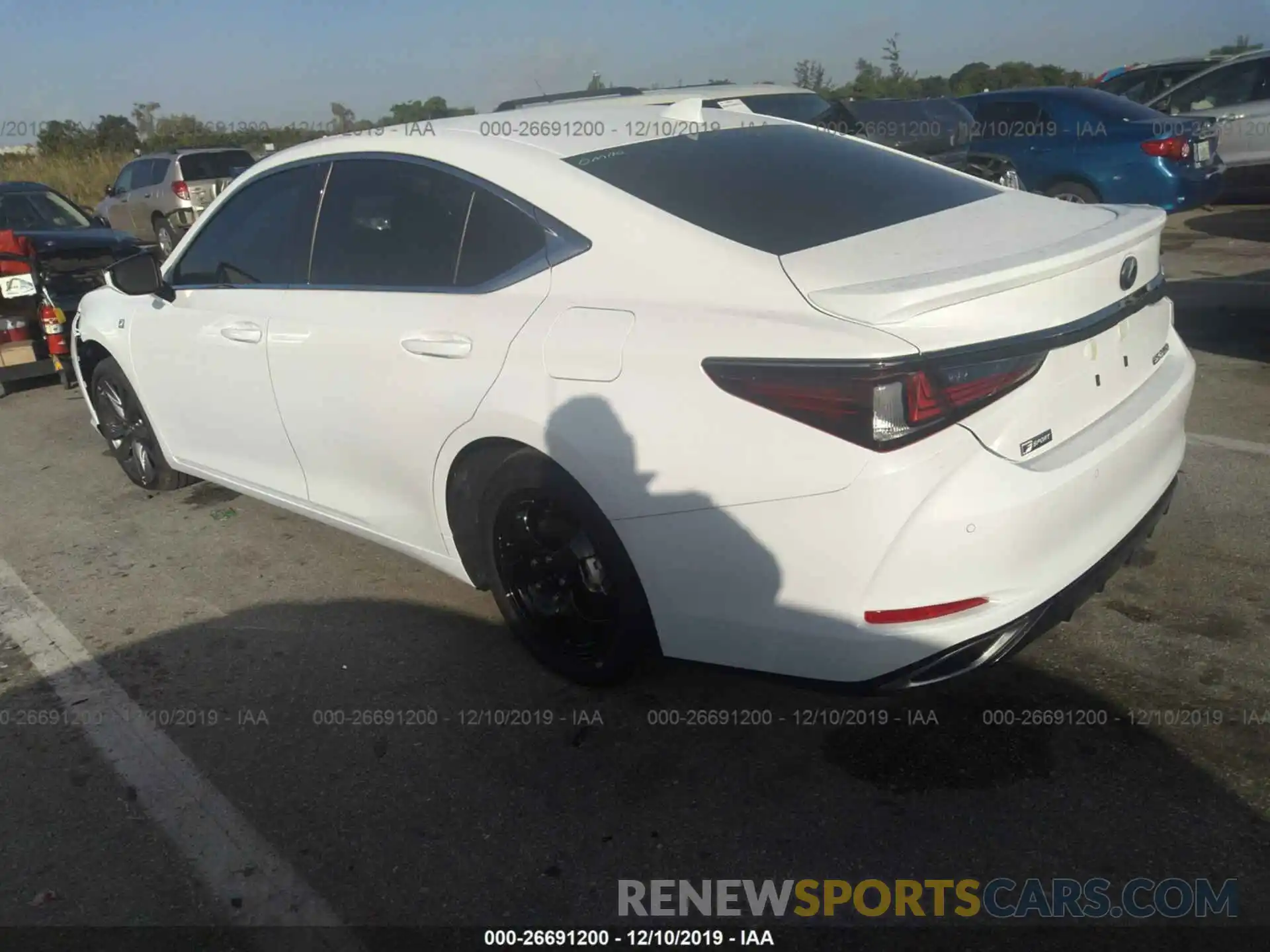 3 Photograph of a damaged car 58ABZ1B10KU049306 LEXUS ES 2019