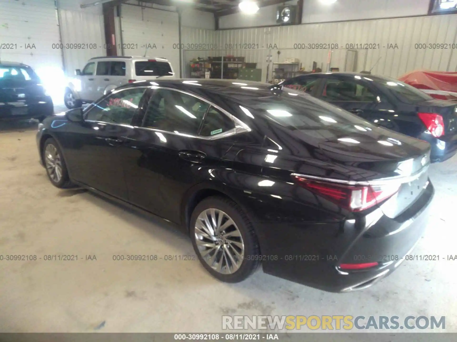 3 Photograph of a damaged car 58ABZ1B11KU001961 LEXUS ES 2019