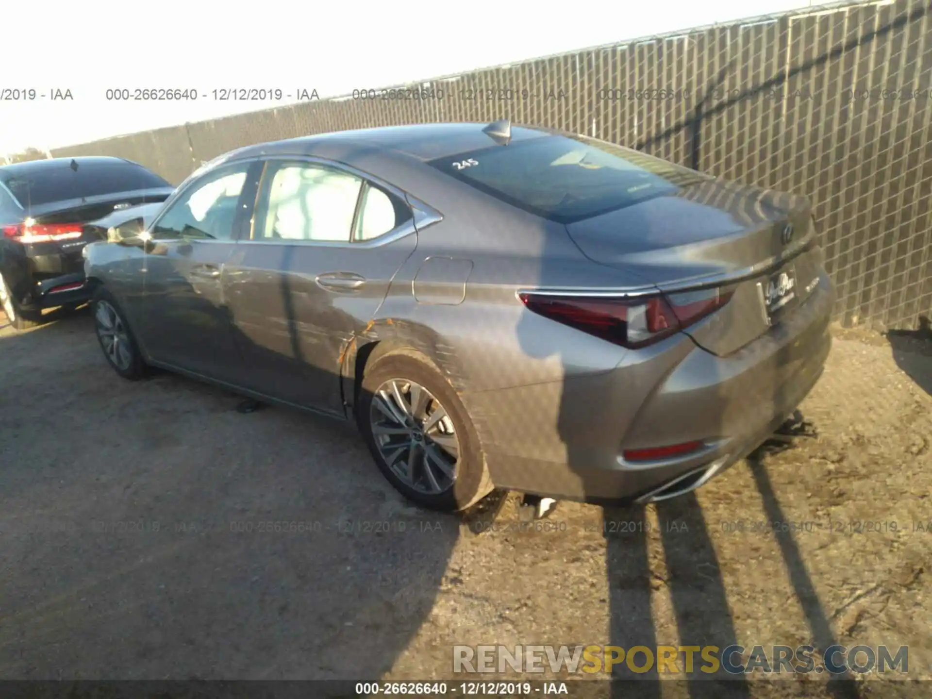 3 Photograph of a damaged car 58ABZ1B11KU005928 LEXUS ES 2019