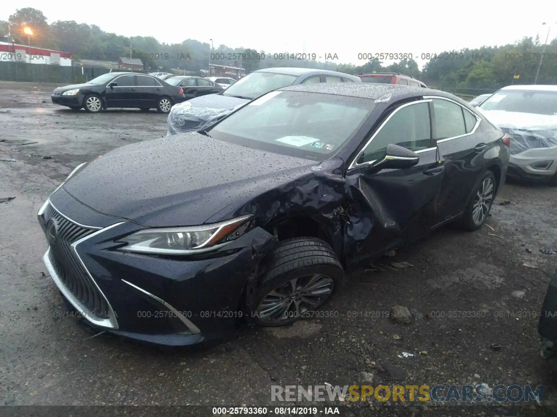 2 Photograph of a damaged car 58ABZ1B11KU006061 LEXUS ES 2019