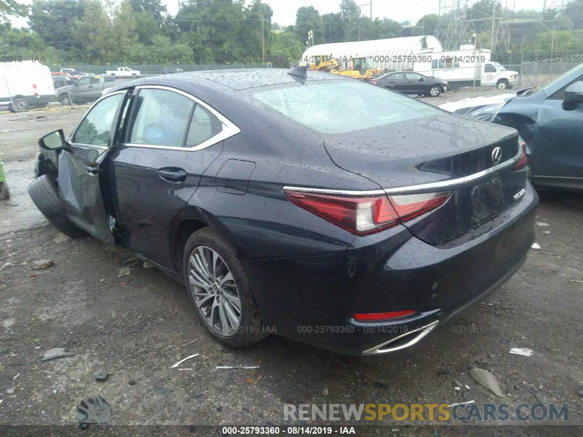 3 Photograph of a damaged car 58ABZ1B11KU006061 LEXUS ES 2019