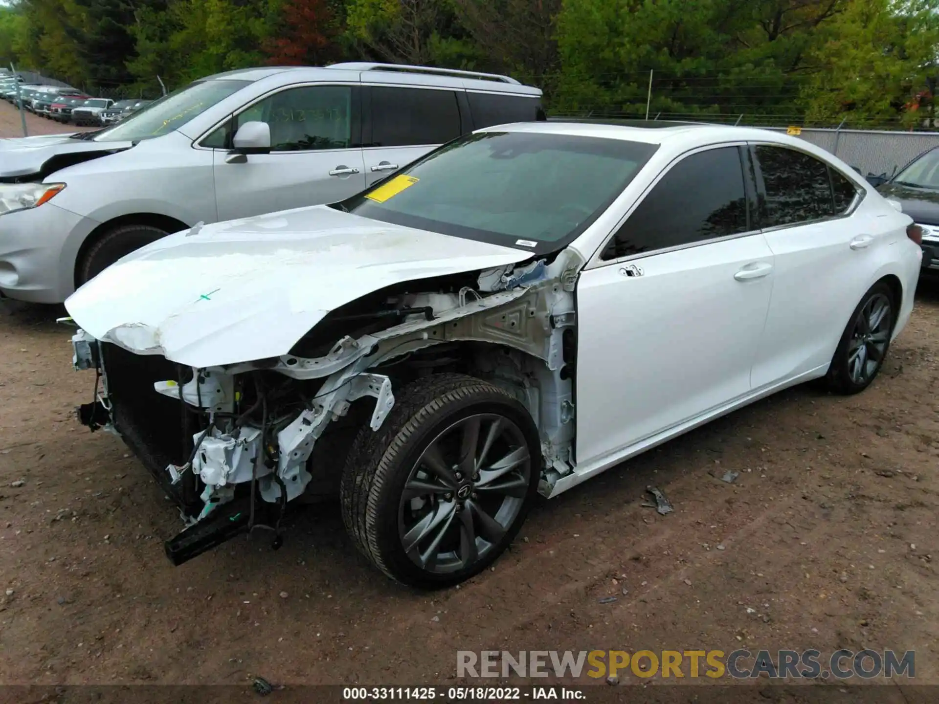 2 Photograph of a damaged car 58ABZ1B11KU011647 LEXUS ES 2019