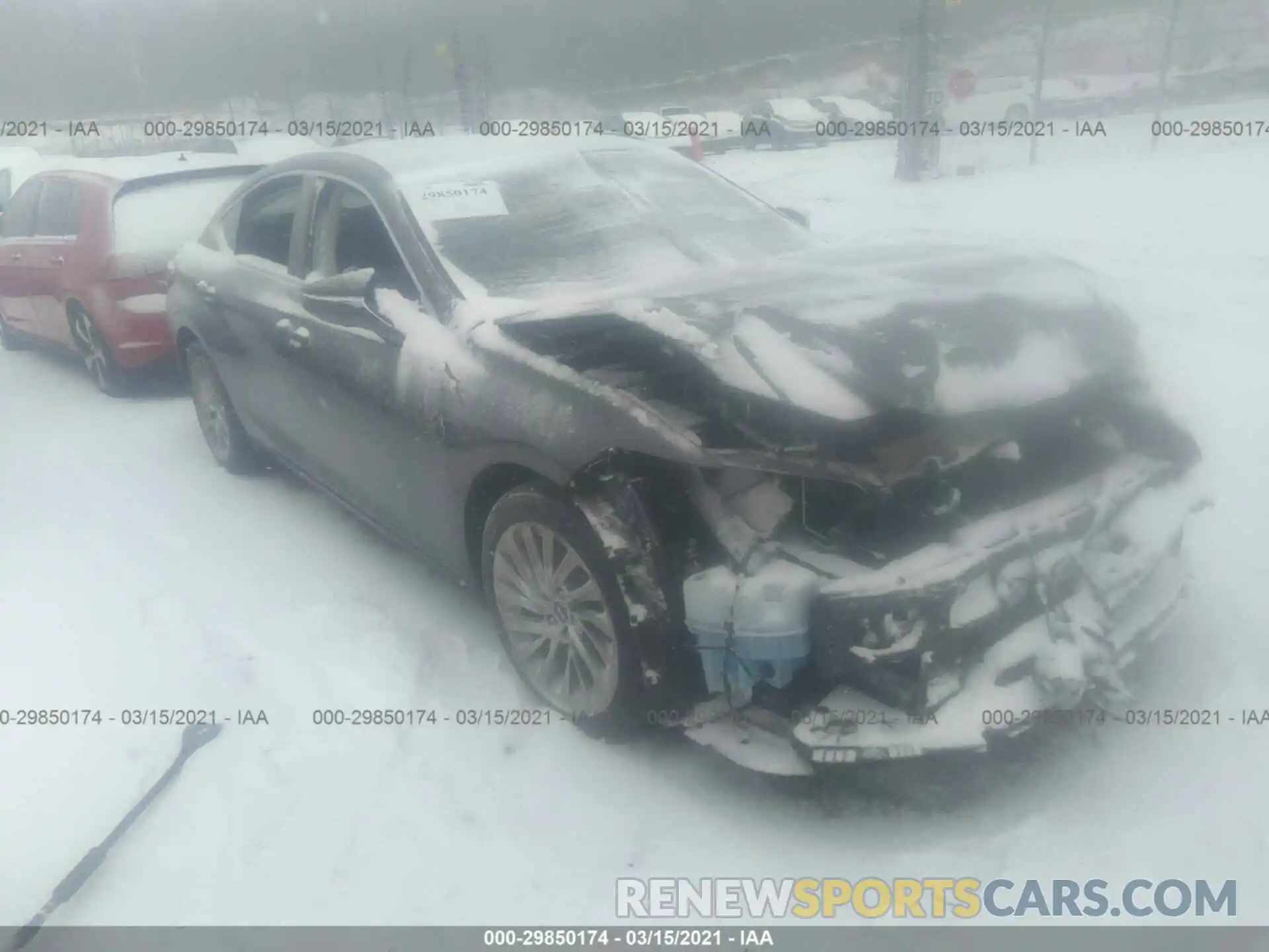 1 Photograph of a damaged car 58ABZ1B11KU021207 LEXUS ES 2019