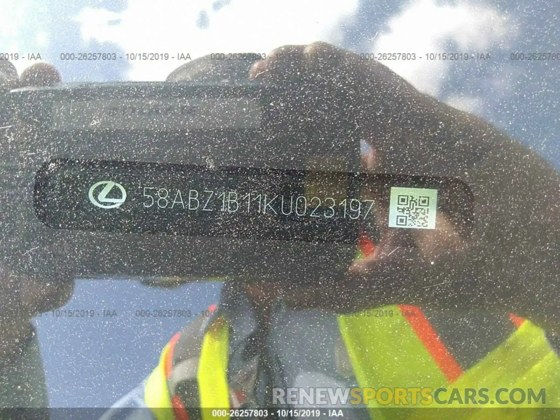 9 Фотография поврежденного автомобиля 58ABZ1B11KU023197 LEXUS ES 2019