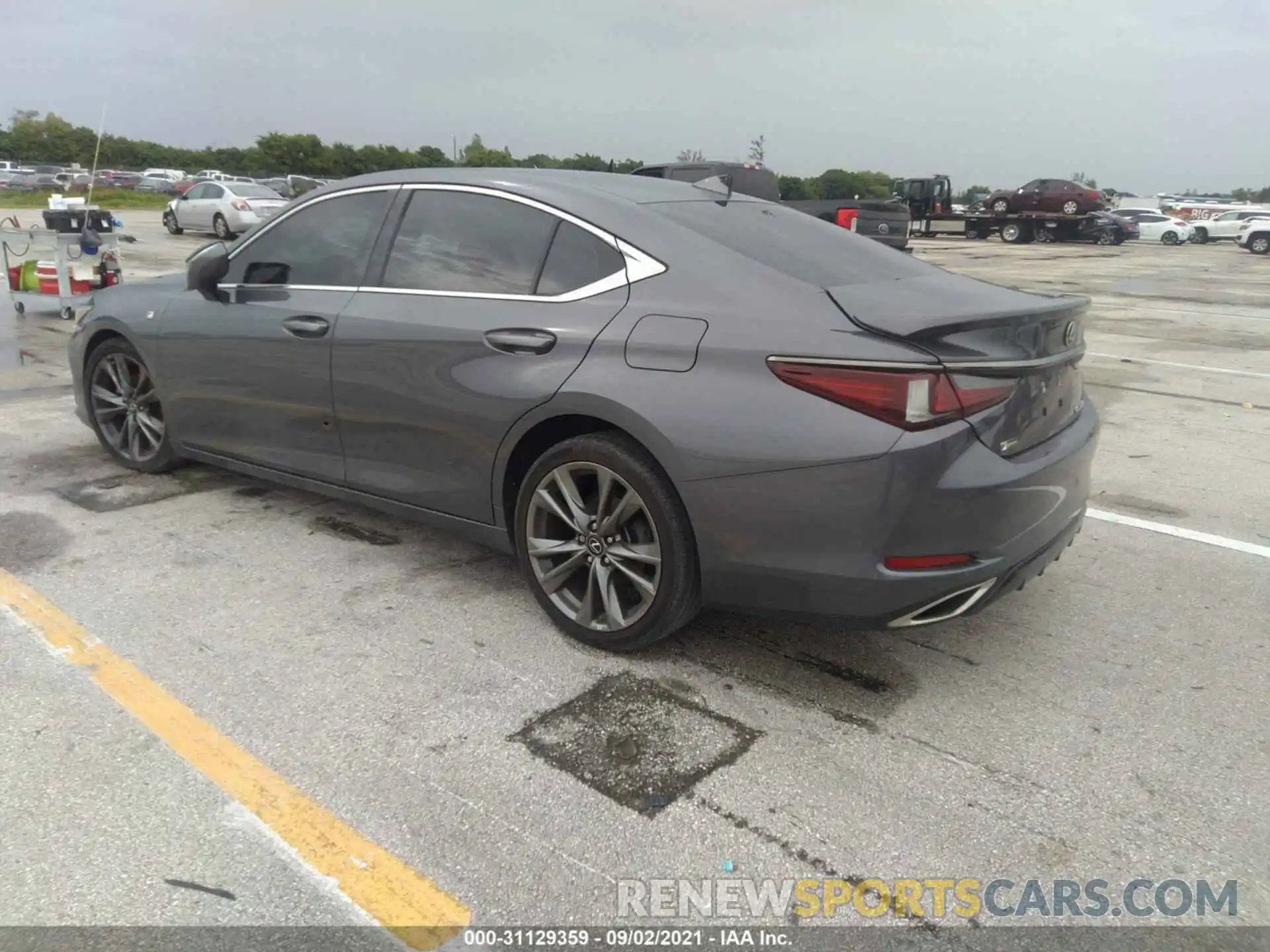 3 Photograph of a damaged car 58ABZ1B11KU024012 LEXUS ES 2019