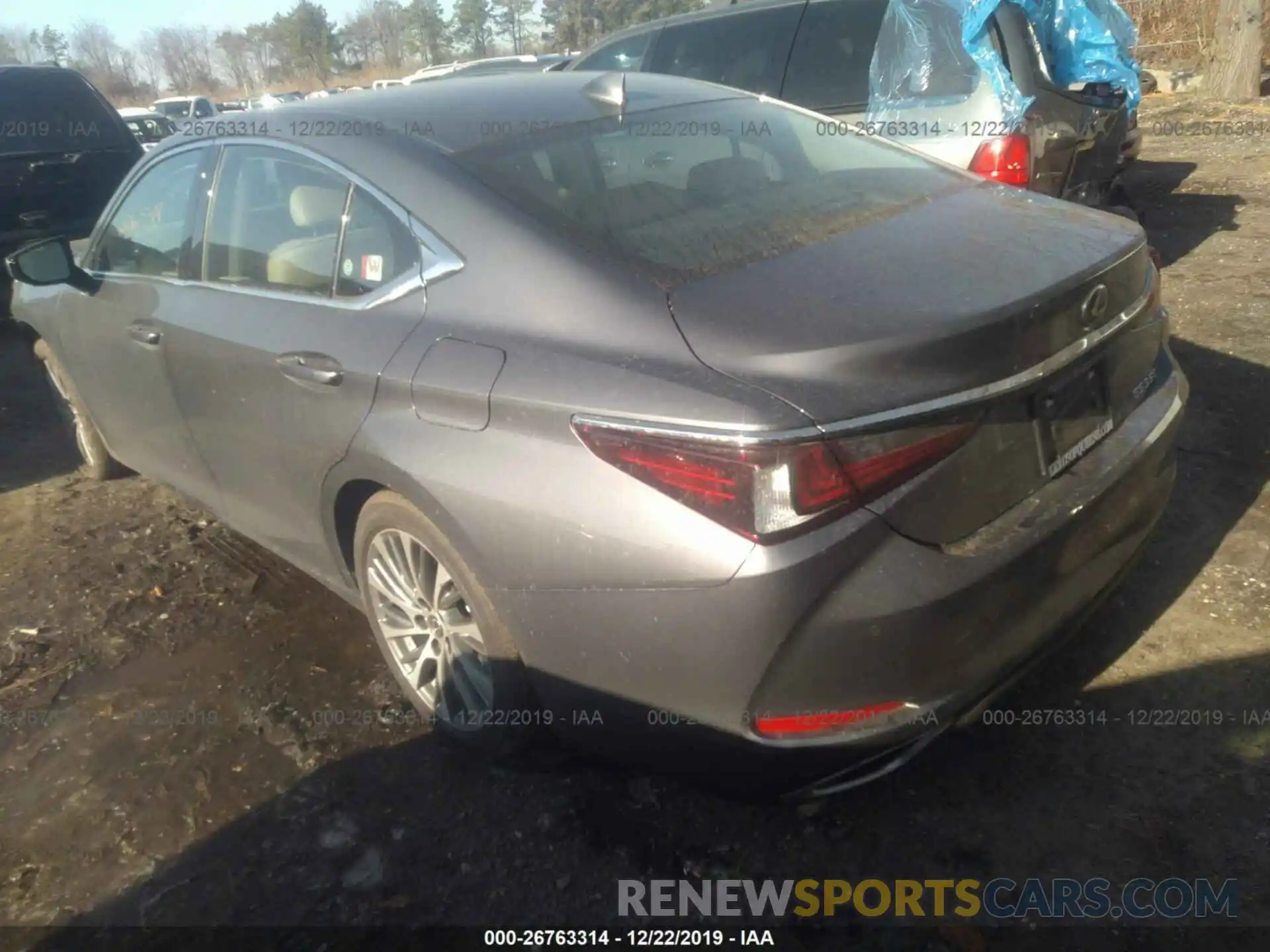 3 Photograph of a damaged car 58ABZ1B11KU024222 LEXUS ES 2019