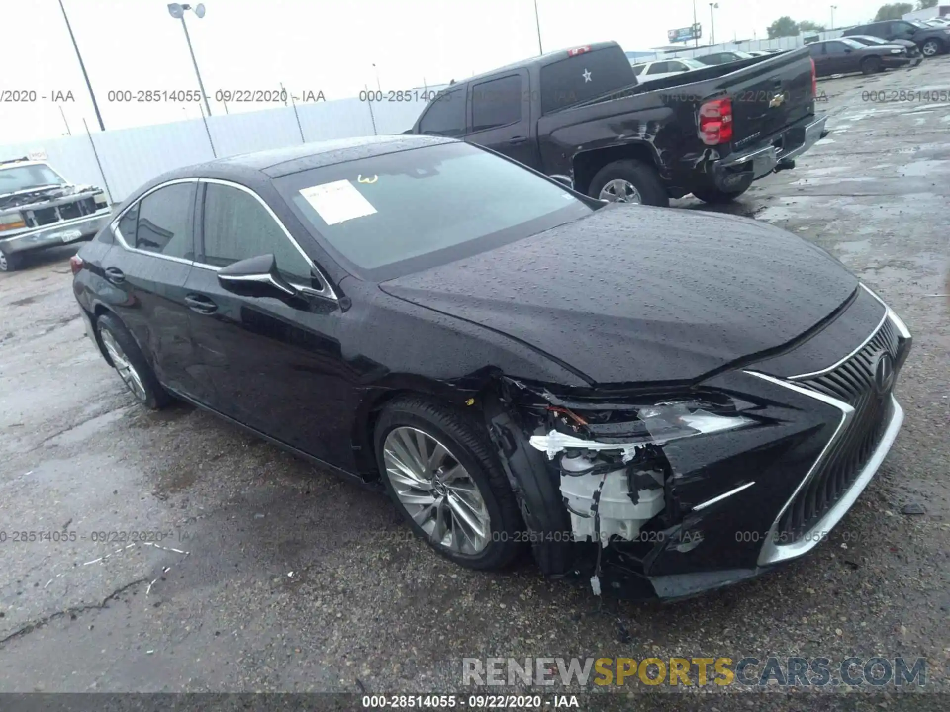 1 Photograph of a damaged car 58ABZ1B11KU025578 LEXUS ES 2019