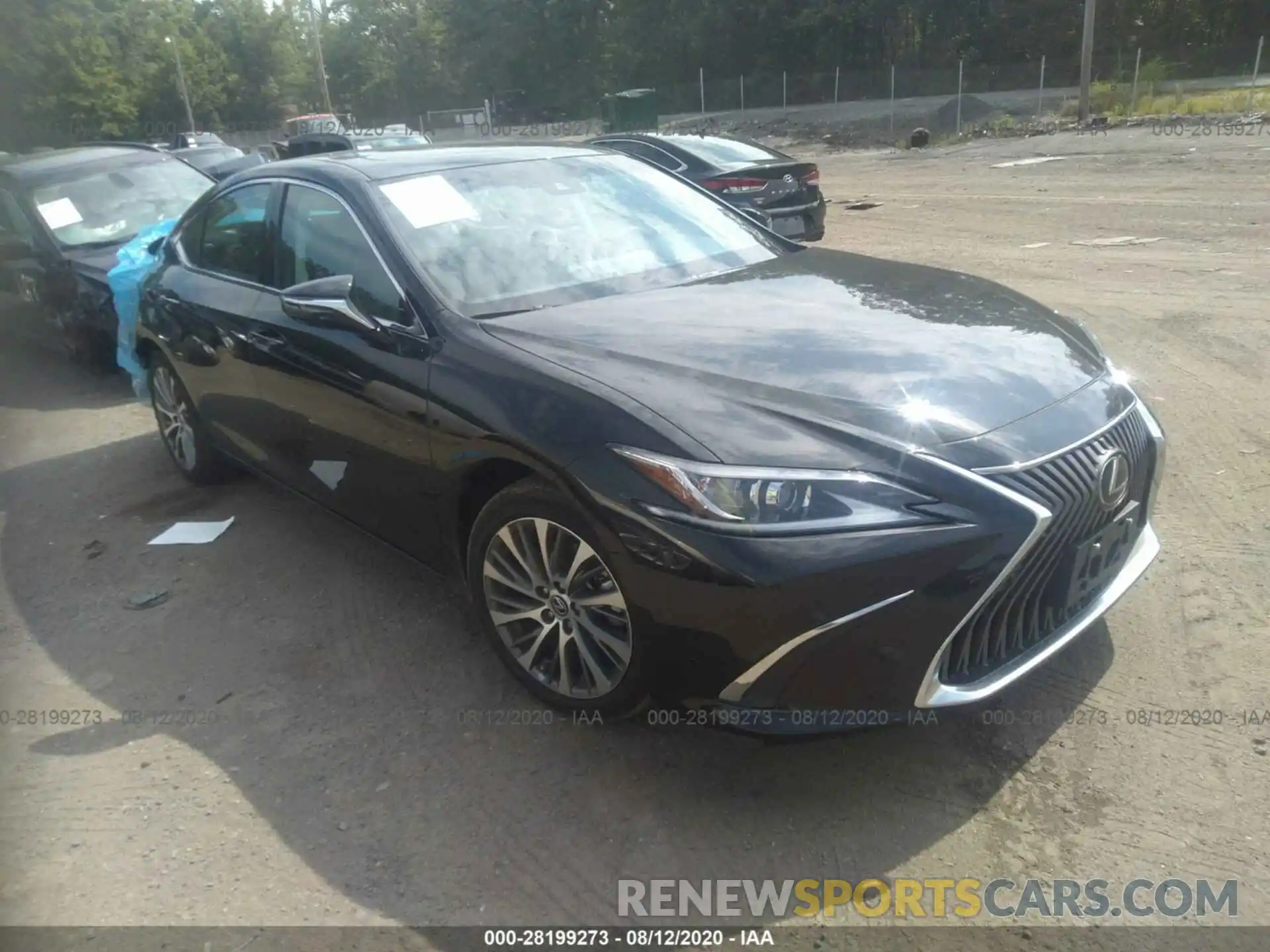 1 Photograph of a damaged car 58ABZ1B11KU039058 LEXUS ES 2019