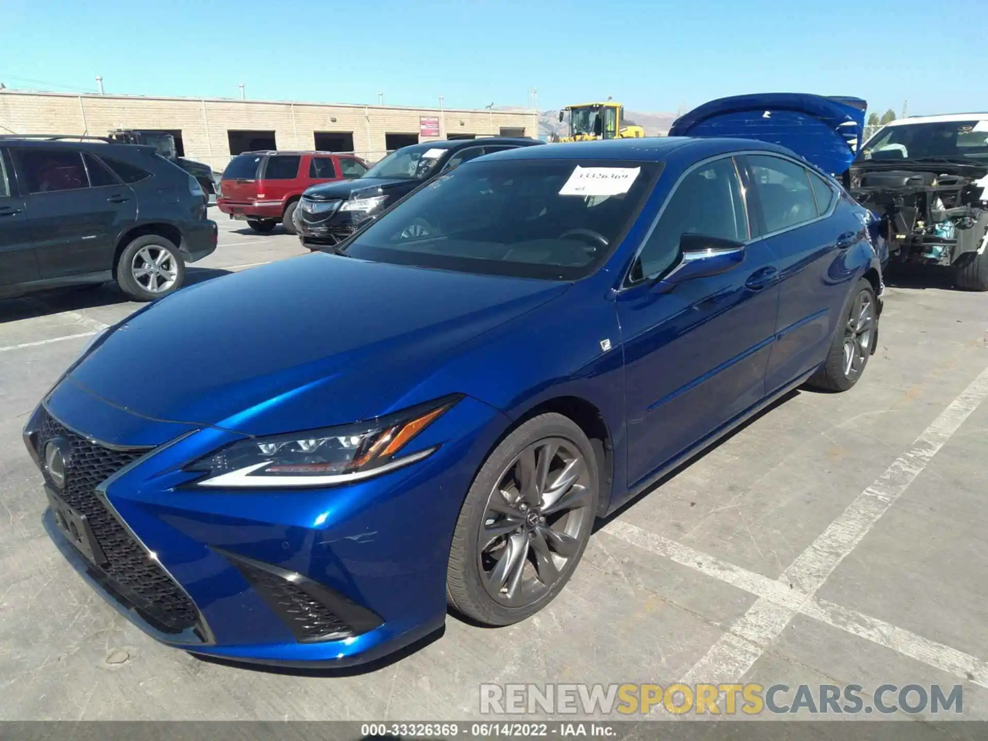 2 Photograph of a damaged car 58ABZ1B11KU041828 LEXUS ES 2019