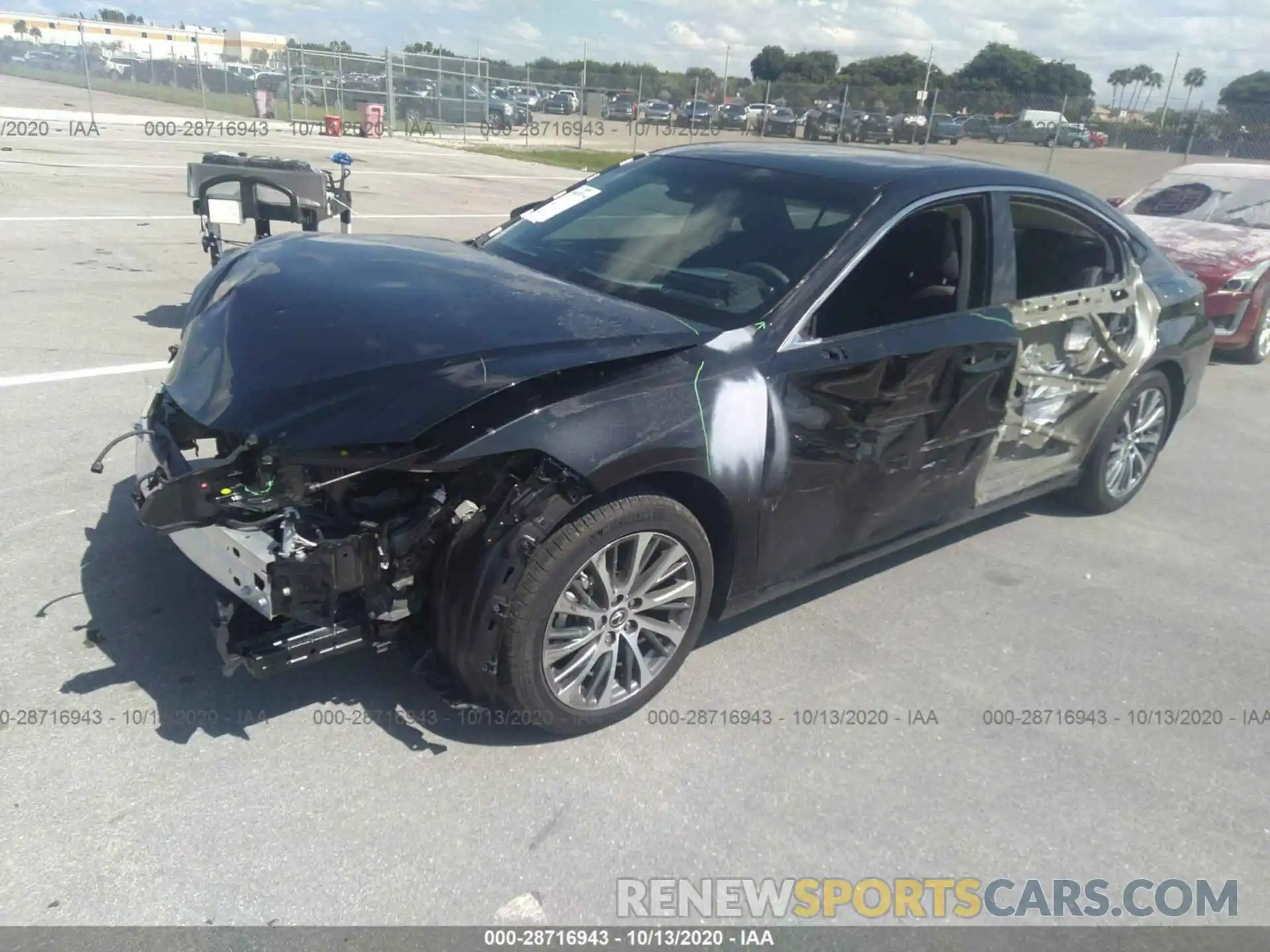 2 Photograph of a damaged car 58ABZ1B11KU041909 LEXUS ES 2019