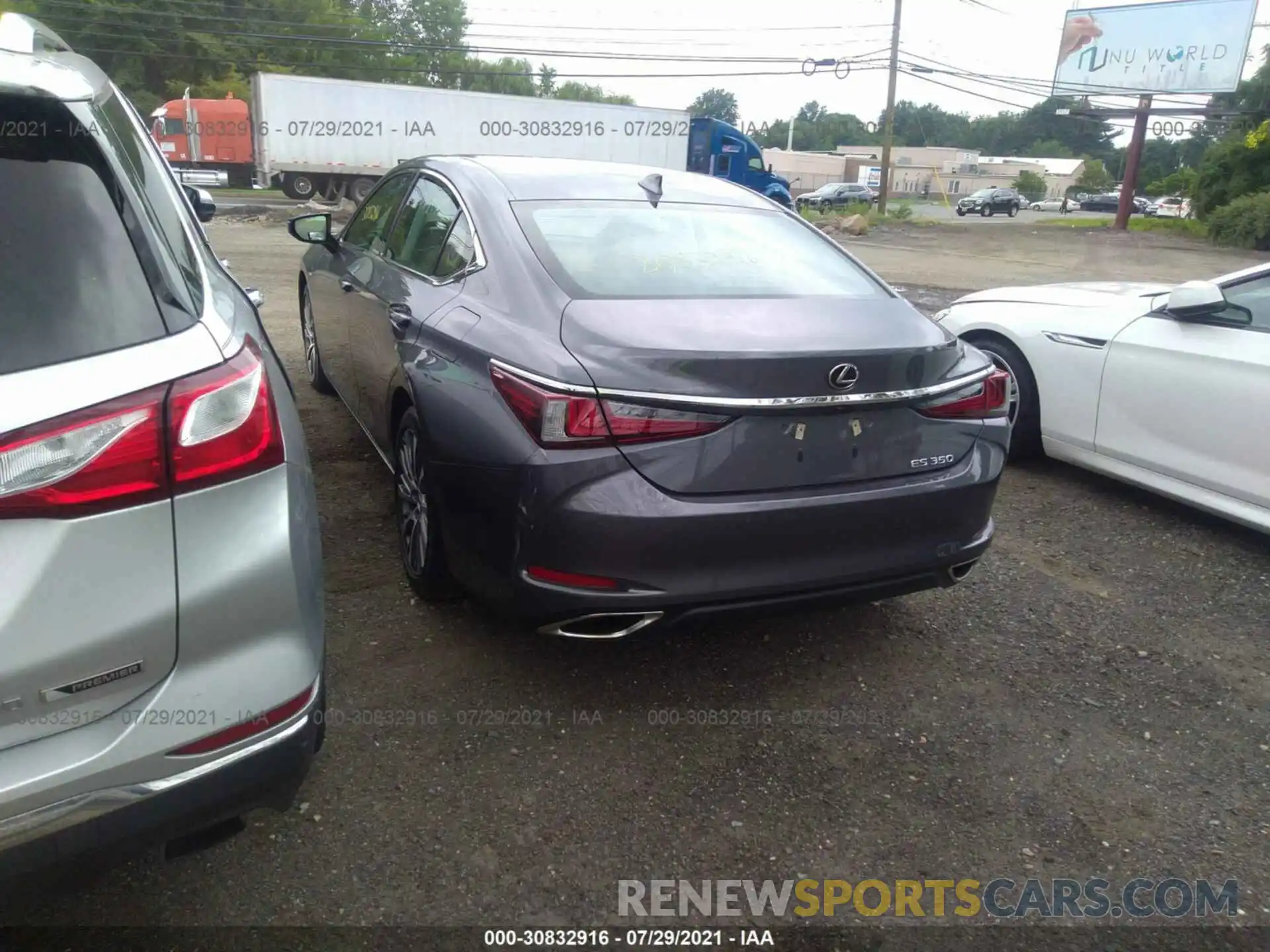 3 Photograph of a damaged car 58ABZ1B11KU042669 LEXUS ES 2019