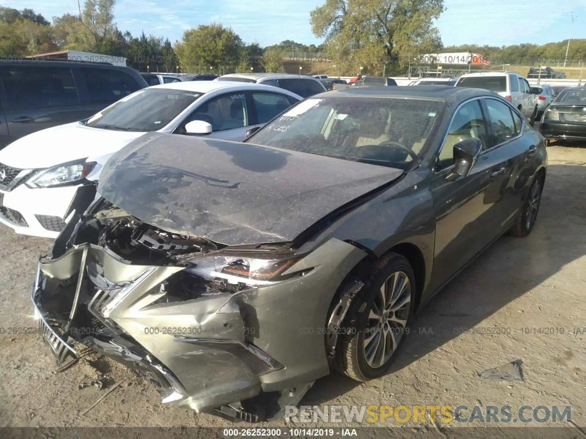 2 Photograph of a damaged car 58ABZ1B11KU044115 LEXUS ES 2019