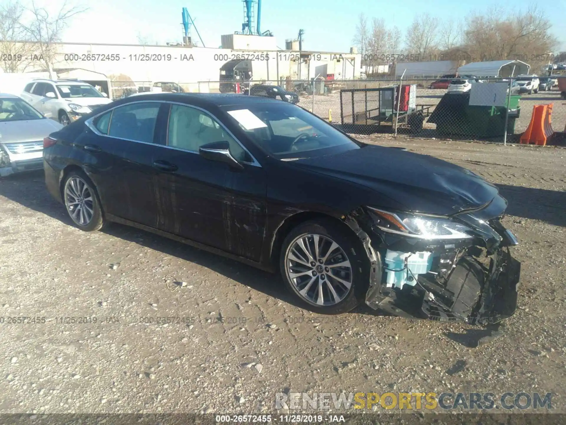 1 Photograph of a damaged car 58ABZ1B11KU044583 LEXUS ES 2019