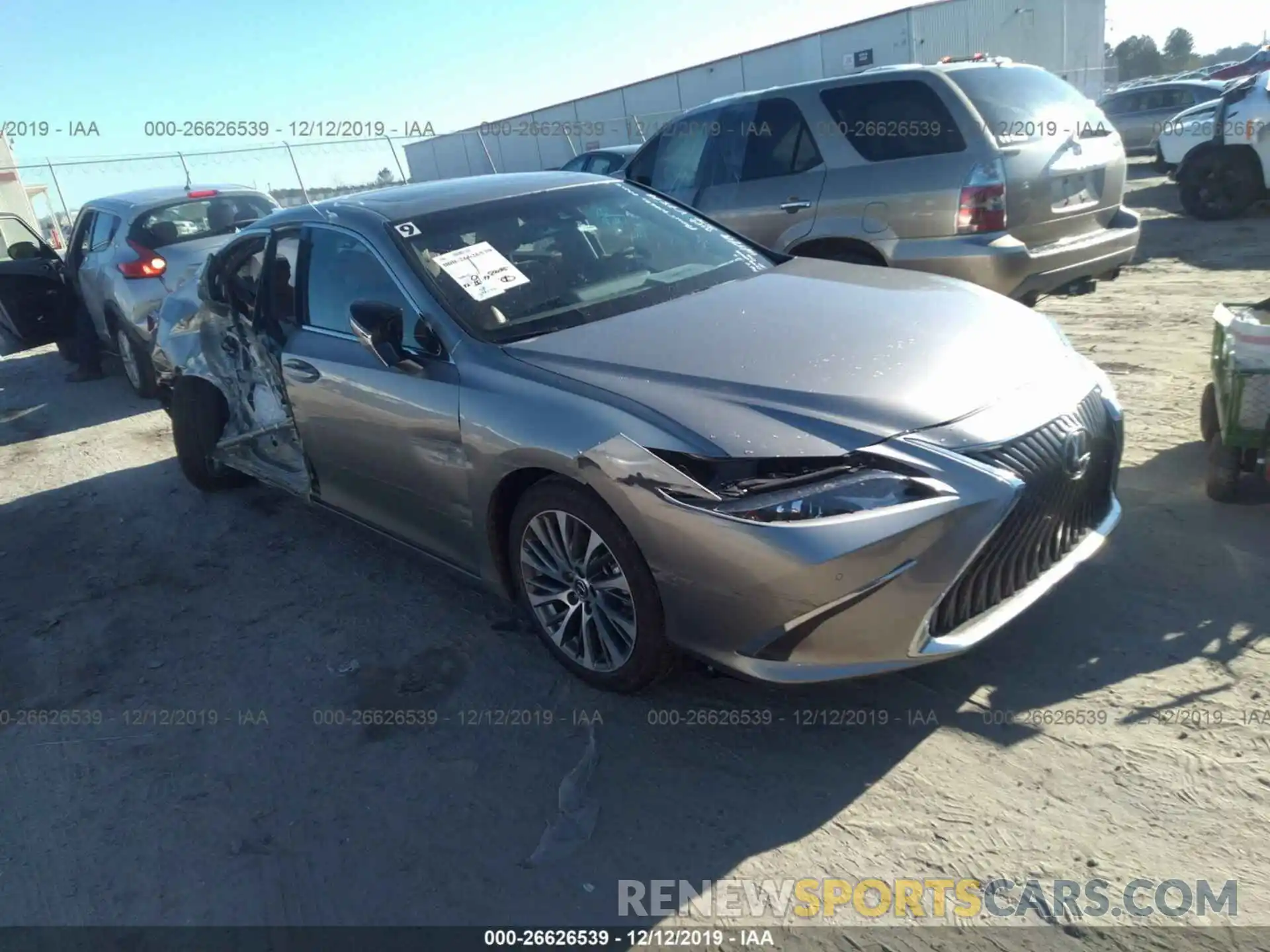 1 Photograph of a damaged car 58ABZ1B11KU047578 LEXUS ES 2019