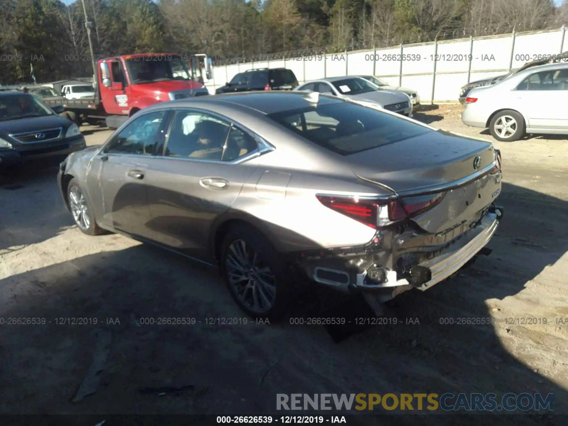 3 Photograph of a damaged car 58ABZ1B11KU047578 LEXUS ES 2019