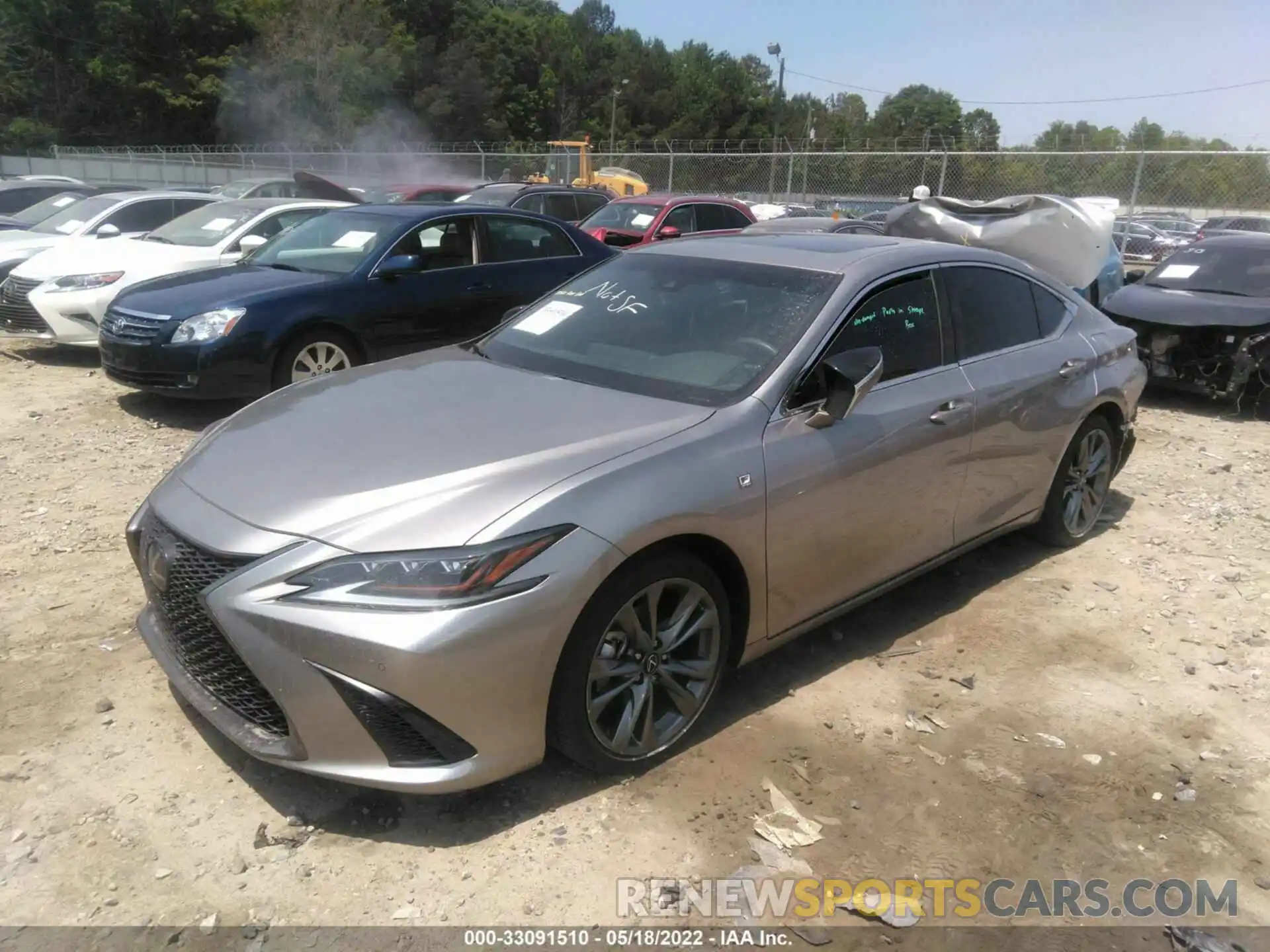 2 Photograph of a damaged car 58ABZ1B12KU005520 LEXUS ES 2019