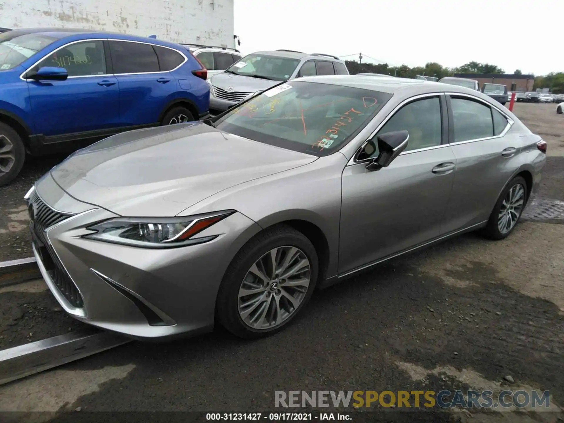 2 Photograph of a damaged car 58ABZ1B12KU005906 LEXUS ES 2019