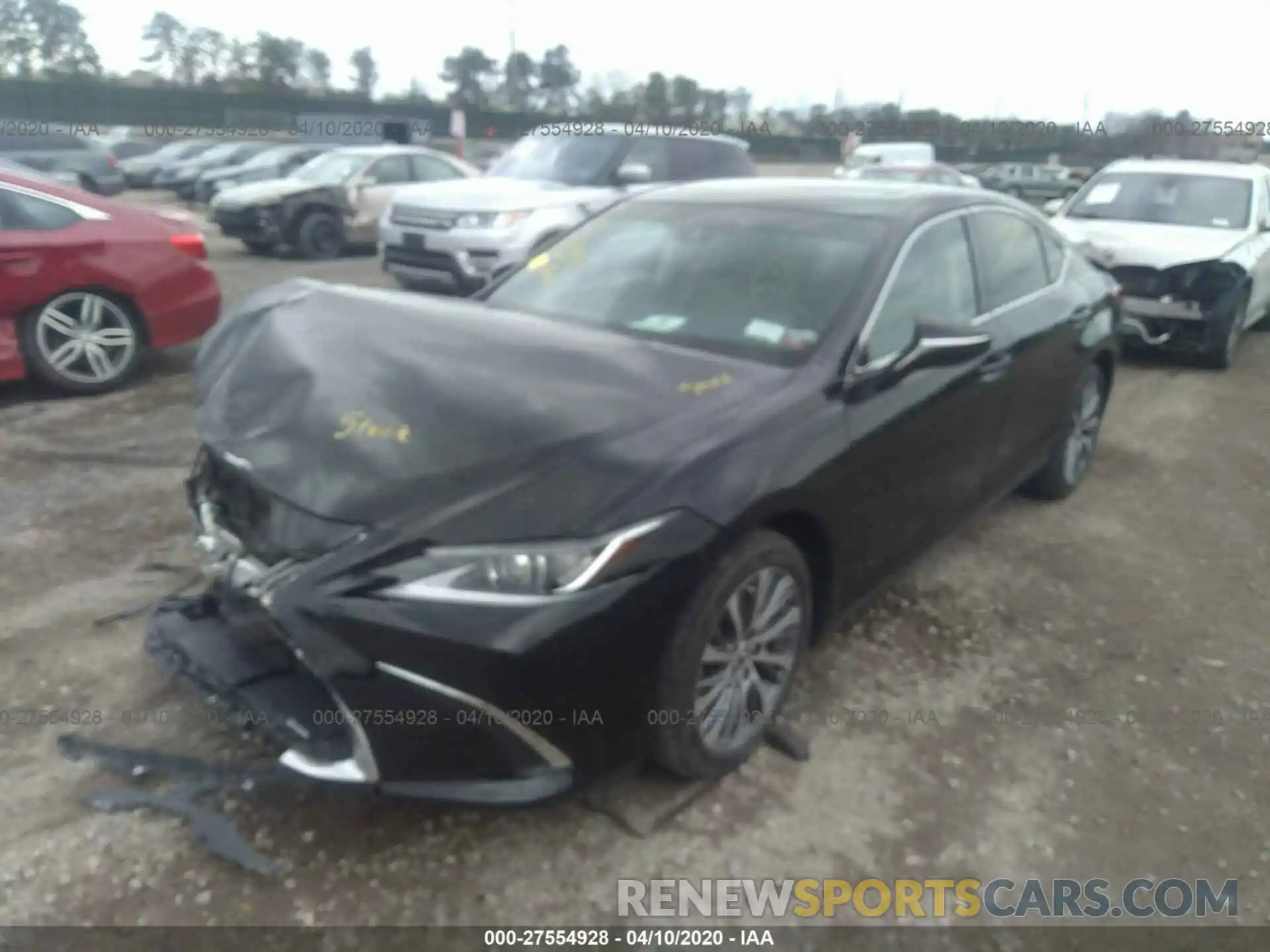 2 Photograph of a damaged car 58ABZ1B12KU013374 LEXUS ES 2019