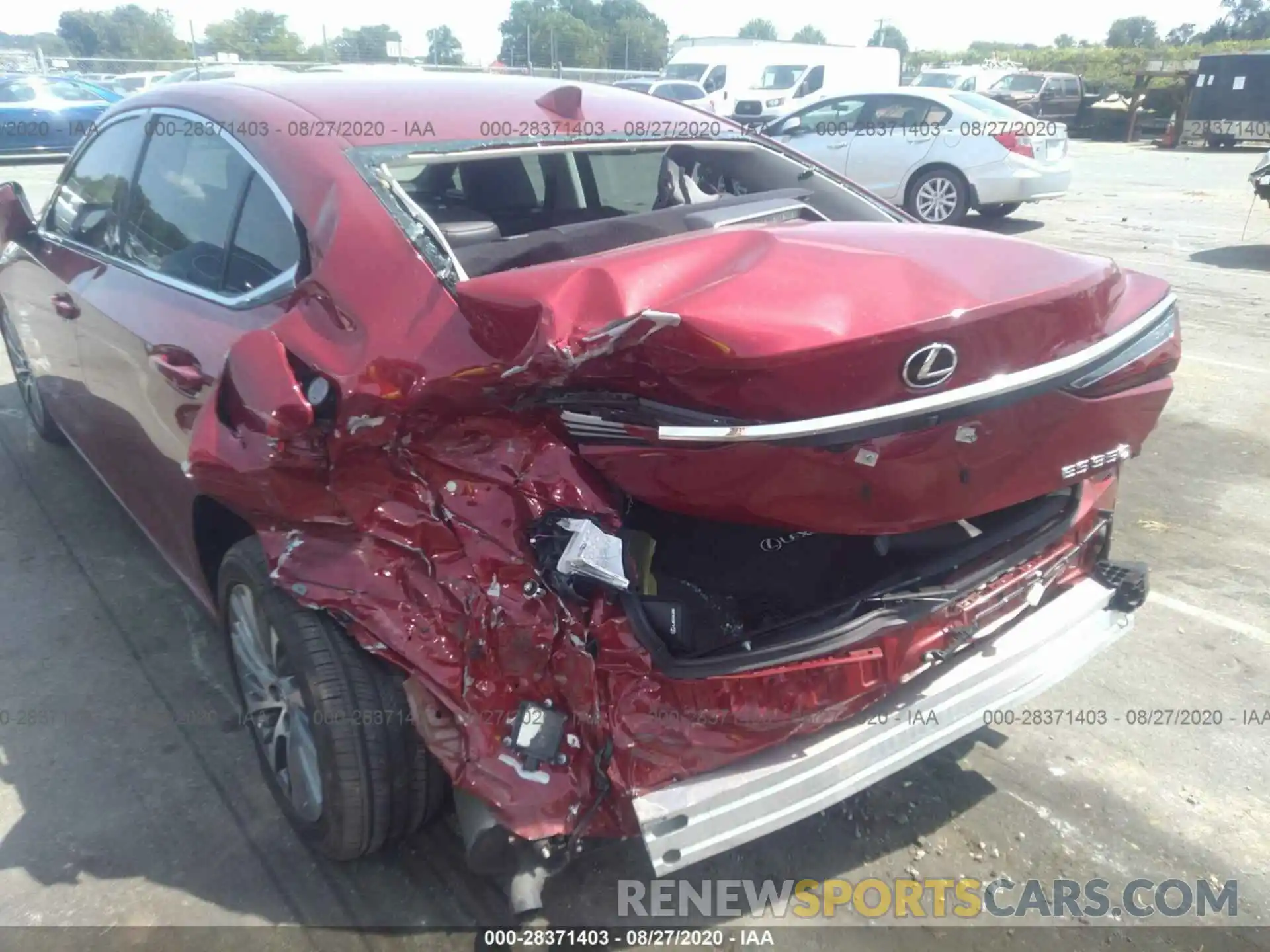 6 Photograph of a damaged car 58ABZ1B12KU018056 LEXUS ES 2019