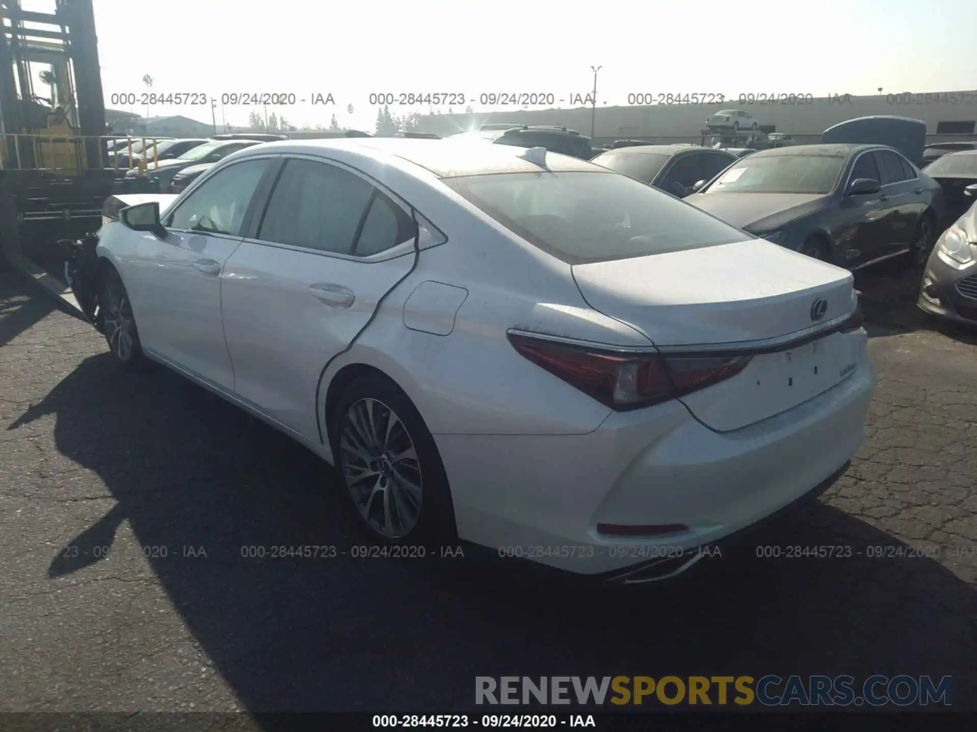 3 Photograph of a damaged car 58ABZ1B12KU019398 LEXUS ES 2019