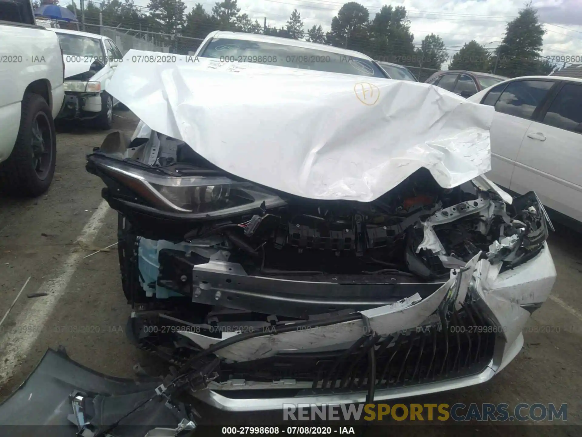 6 Photograph of a damaged car 58ABZ1B12KU022558 LEXUS ES 2019