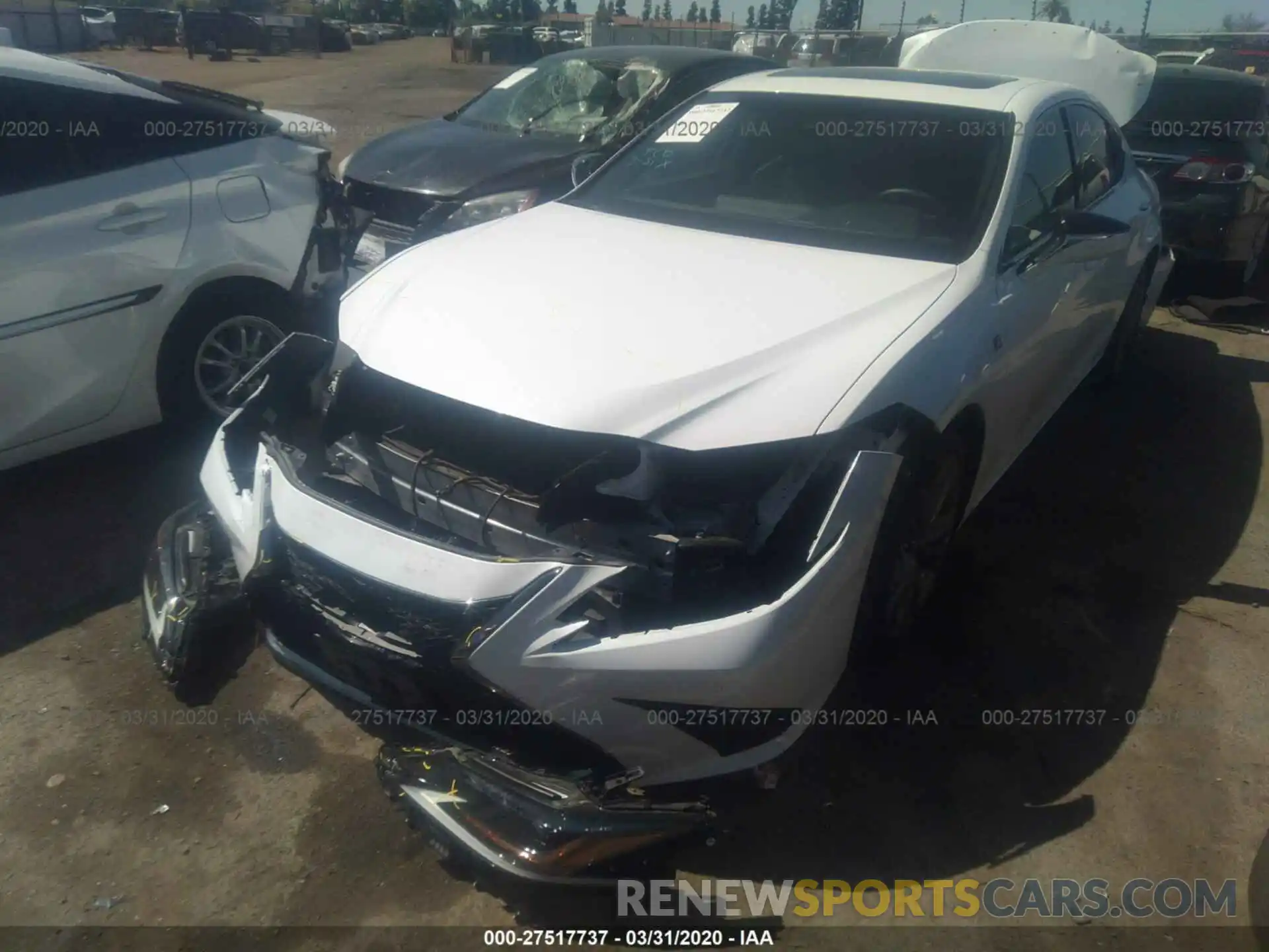 2 Photograph of a damaged car 58ABZ1B12KU024052 LEXUS ES 2019