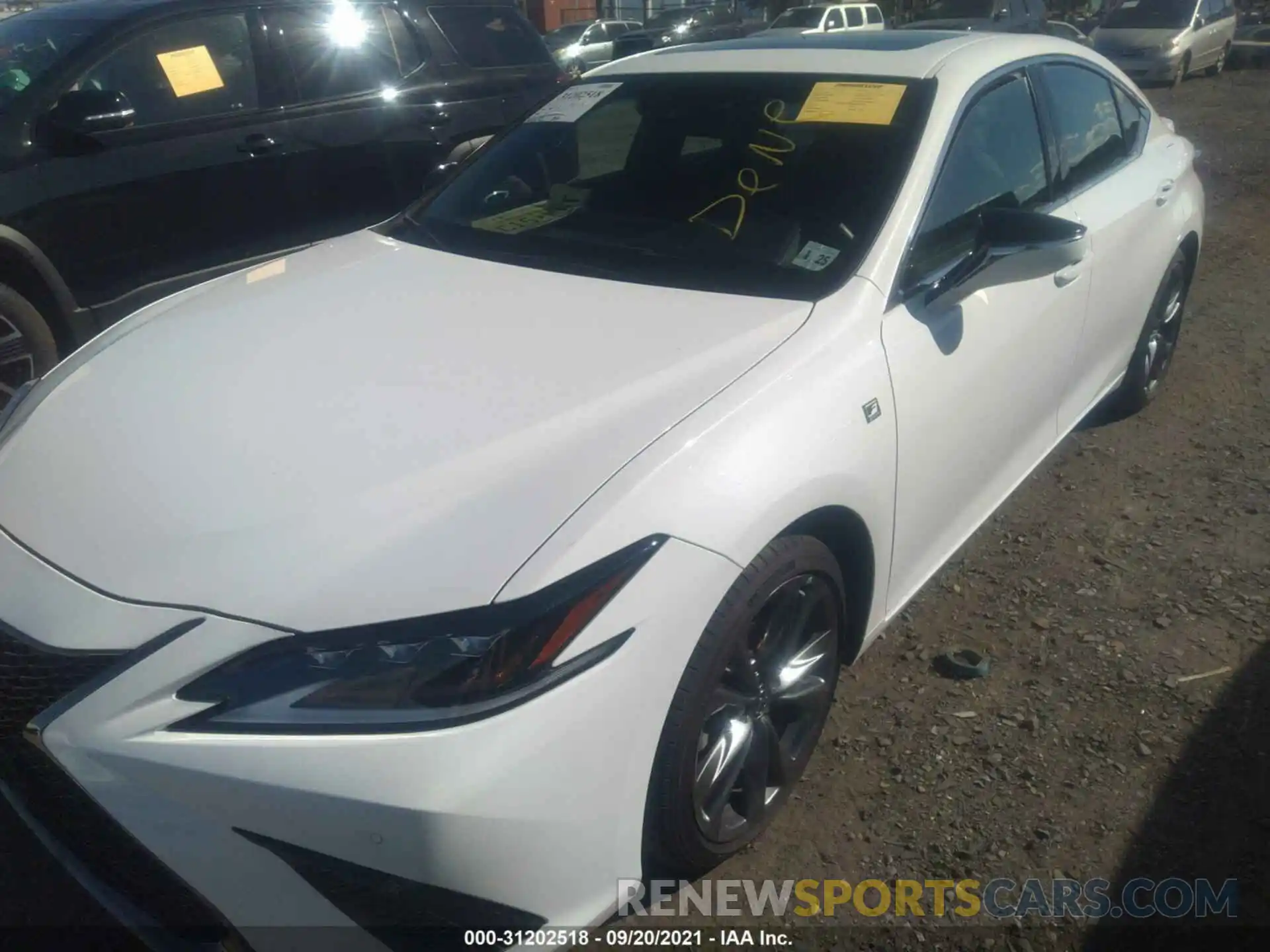 2 Photograph of a damaged car 58ABZ1B12KU024455 LEXUS ES 2019