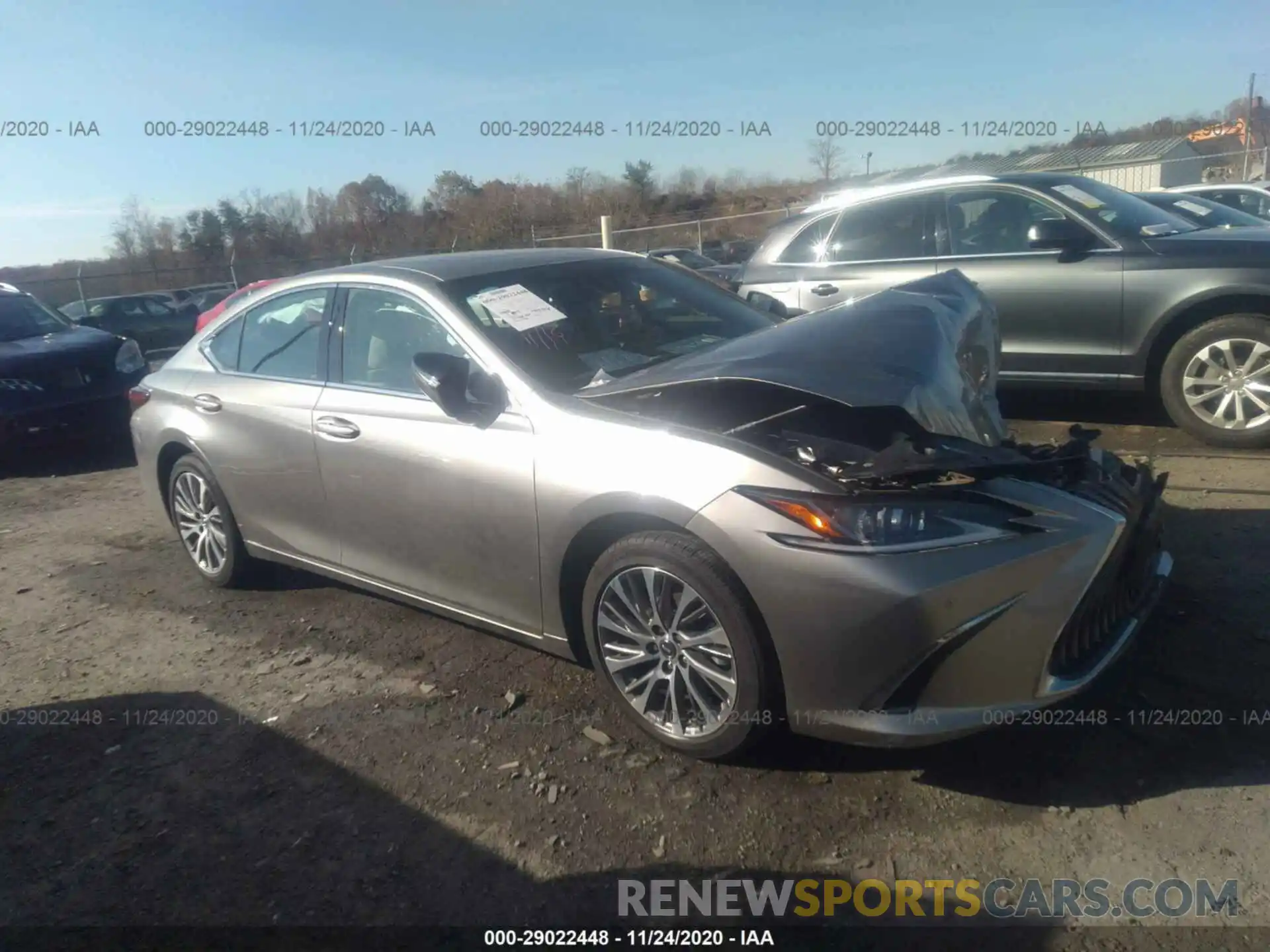 1 Photograph of a damaged car 58ABZ1B12KU030241 LEXUS ES 2019