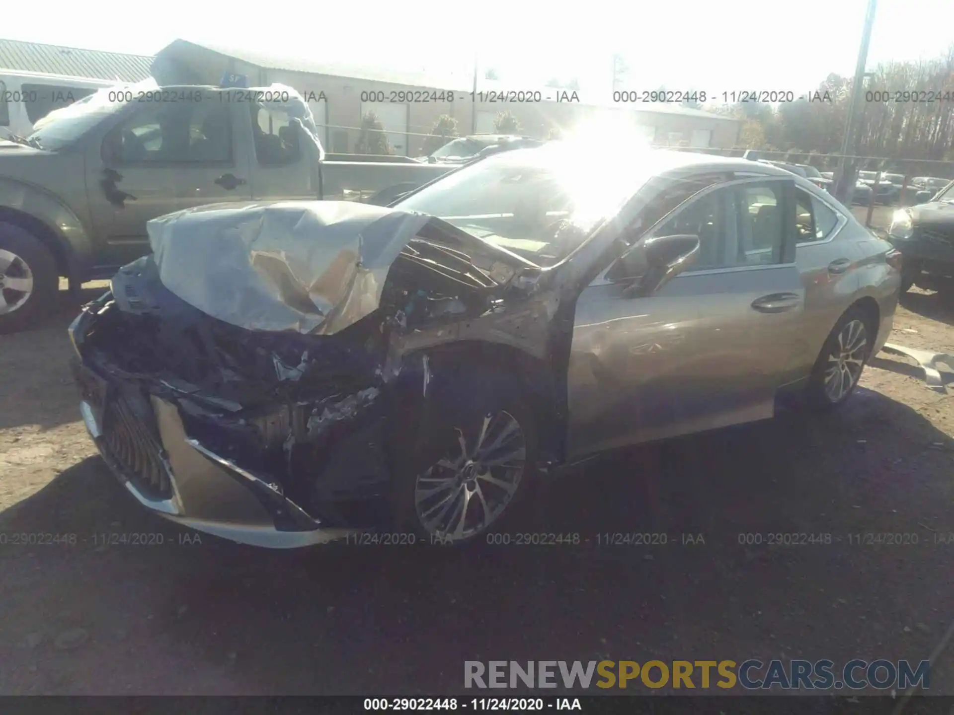 2 Photograph of a damaged car 58ABZ1B12KU030241 LEXUS ES 2019