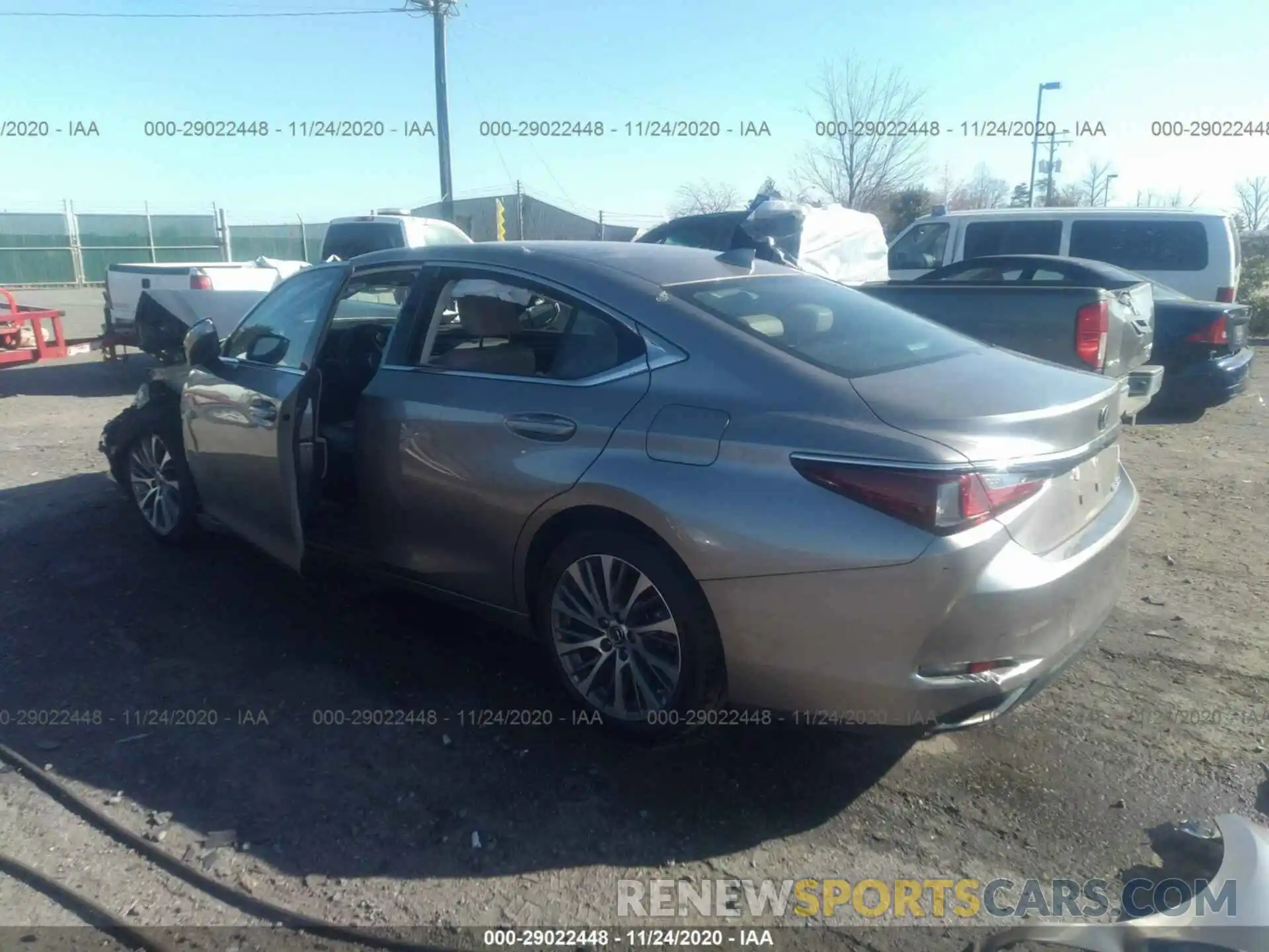 3 Photograph of a damaged car 58ABZ1B12KU030241 LEXUS ES 2019