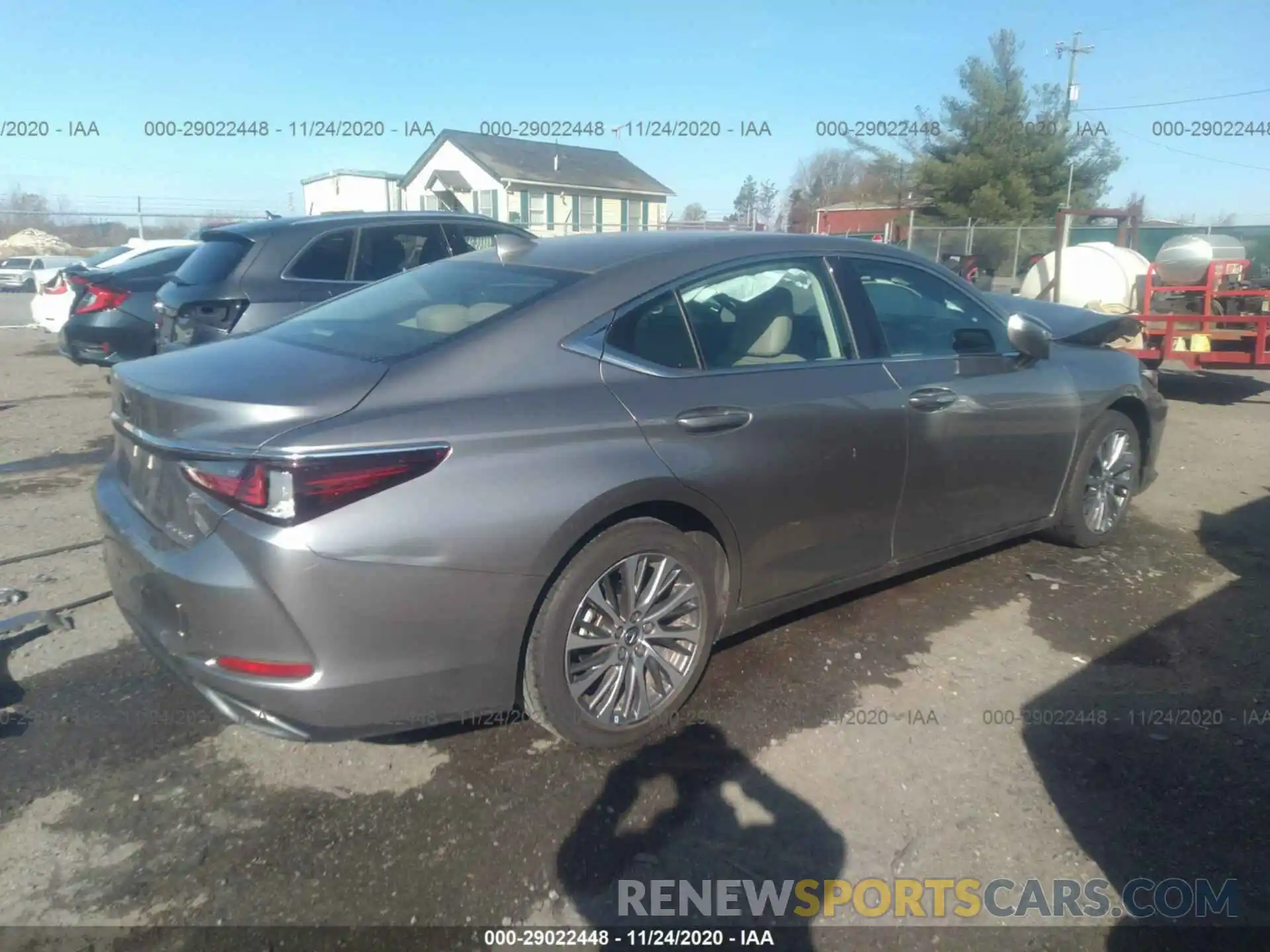 4 Photograph of a damaged car 58ABZ1B12KU030241 LEXUS ES 2019