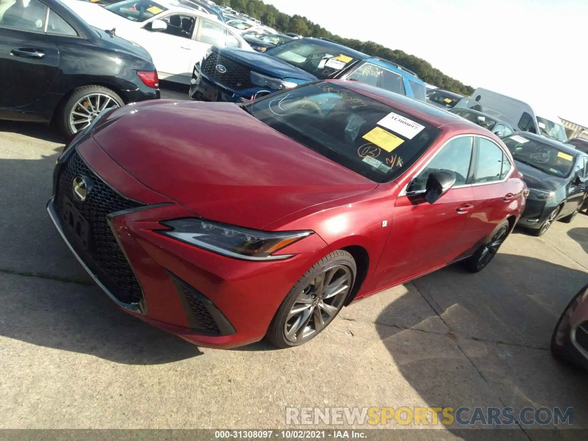 2 Photograph of a damaged car 58ABZ1B12KU032605 LEXUS ES 2019