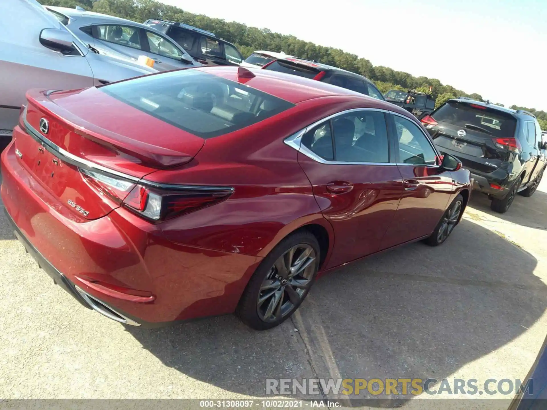 4 Photograph of a damaged car 58ABZ1B12KU032605 LEXUS ES 2019