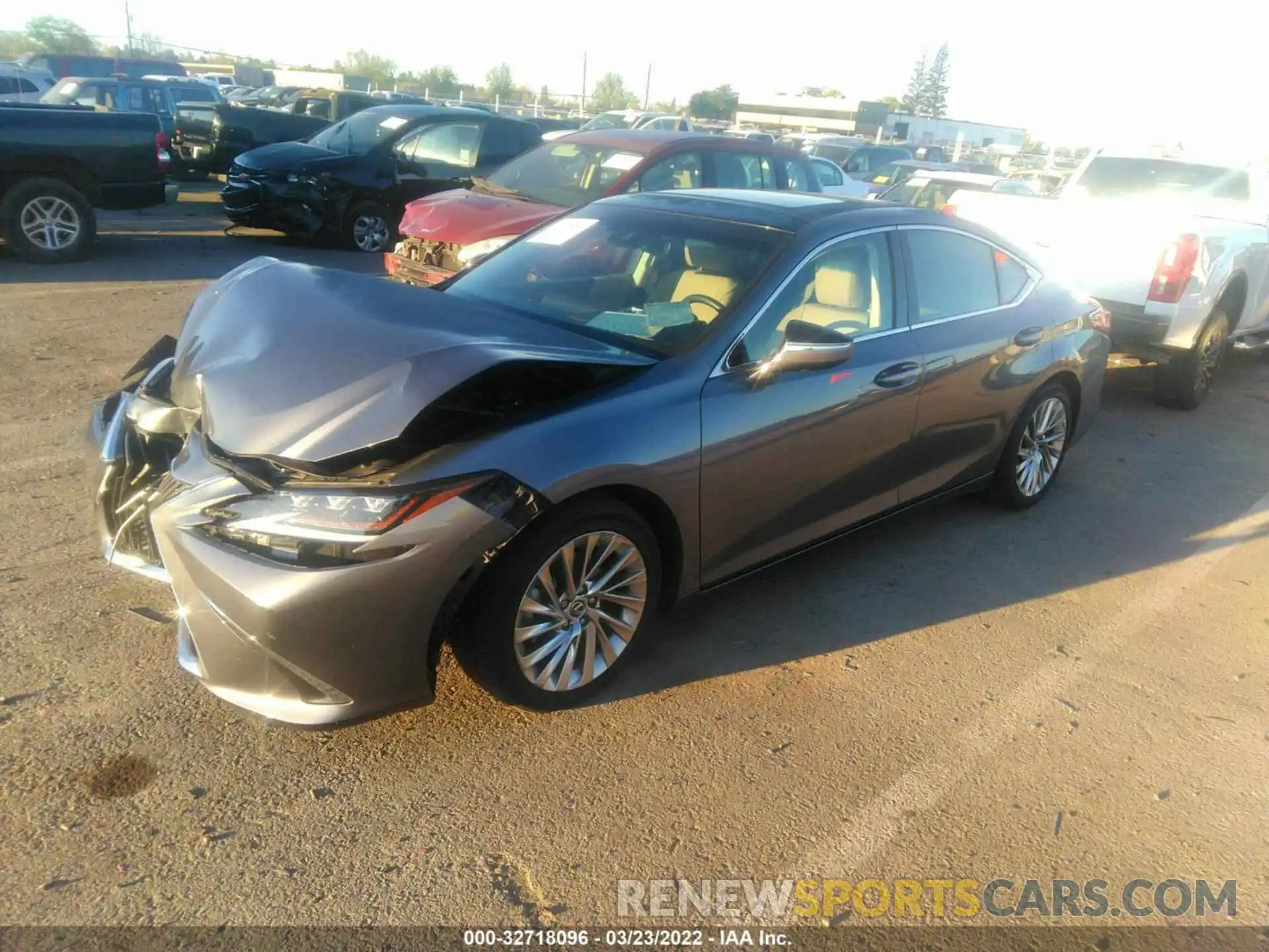 2 Photograph of a damaged car 58ABZ1B12KU035567 LEXUS ES 2019