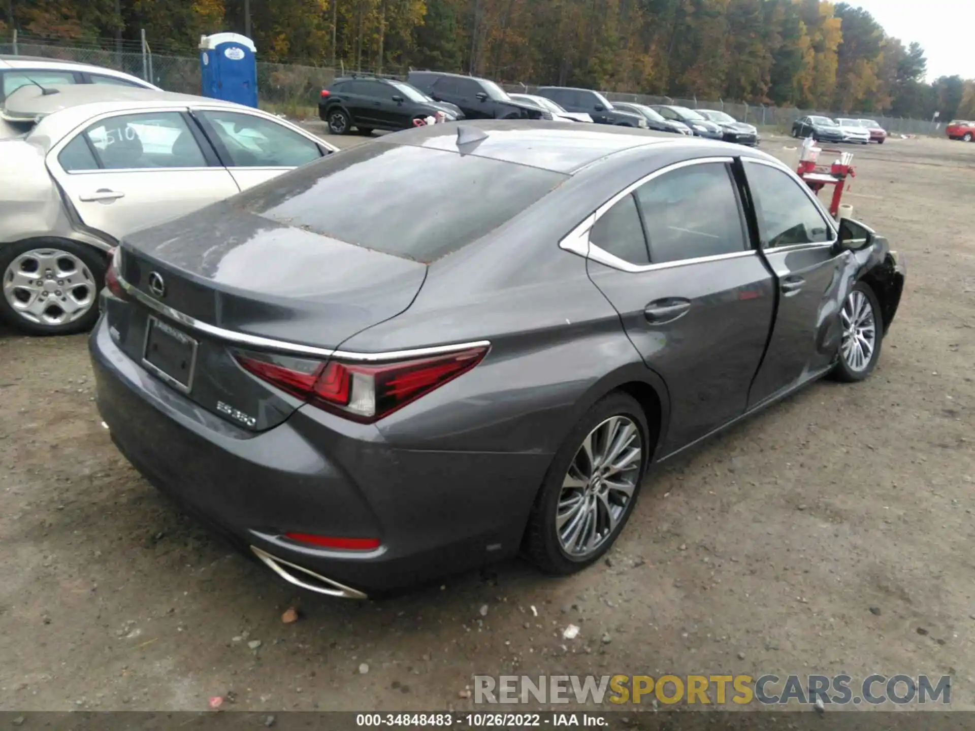 4 Фотография поврежденного автомобиля 58ABZ1B12KU036749 LEXUS ES 2019