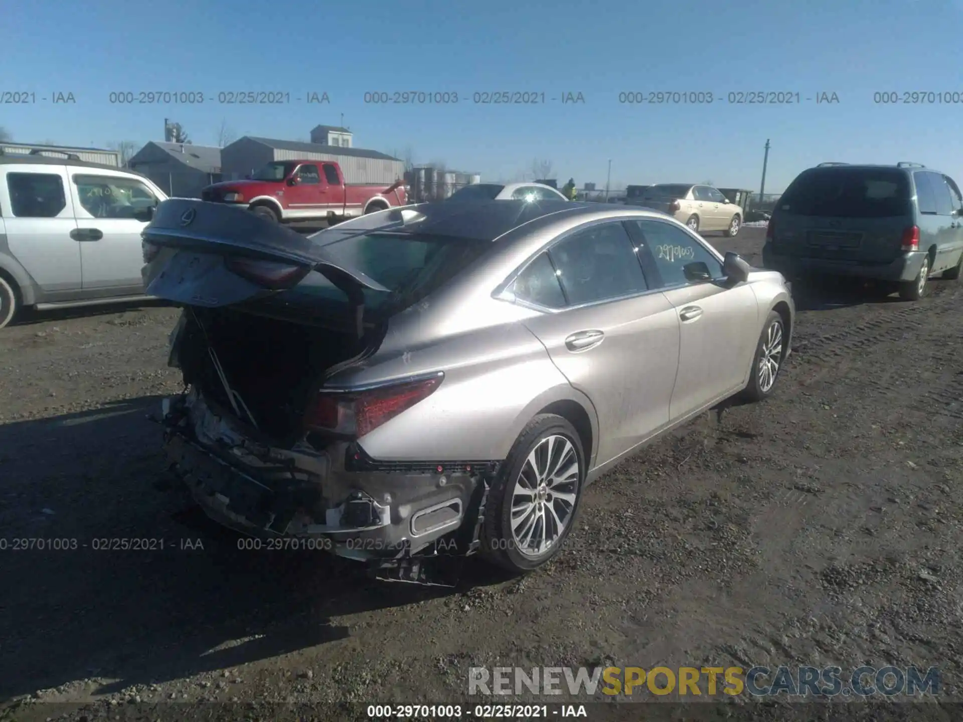 4 Фотография поврежденного автомобиля 58ABZ1B12KU045564 LEXUS ES 2019