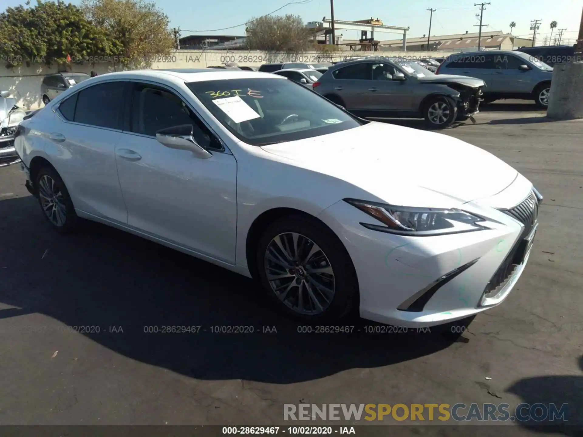 1 Photograph of a damaged car 58ABZ1B12KU050604 LEXUS ES 2019