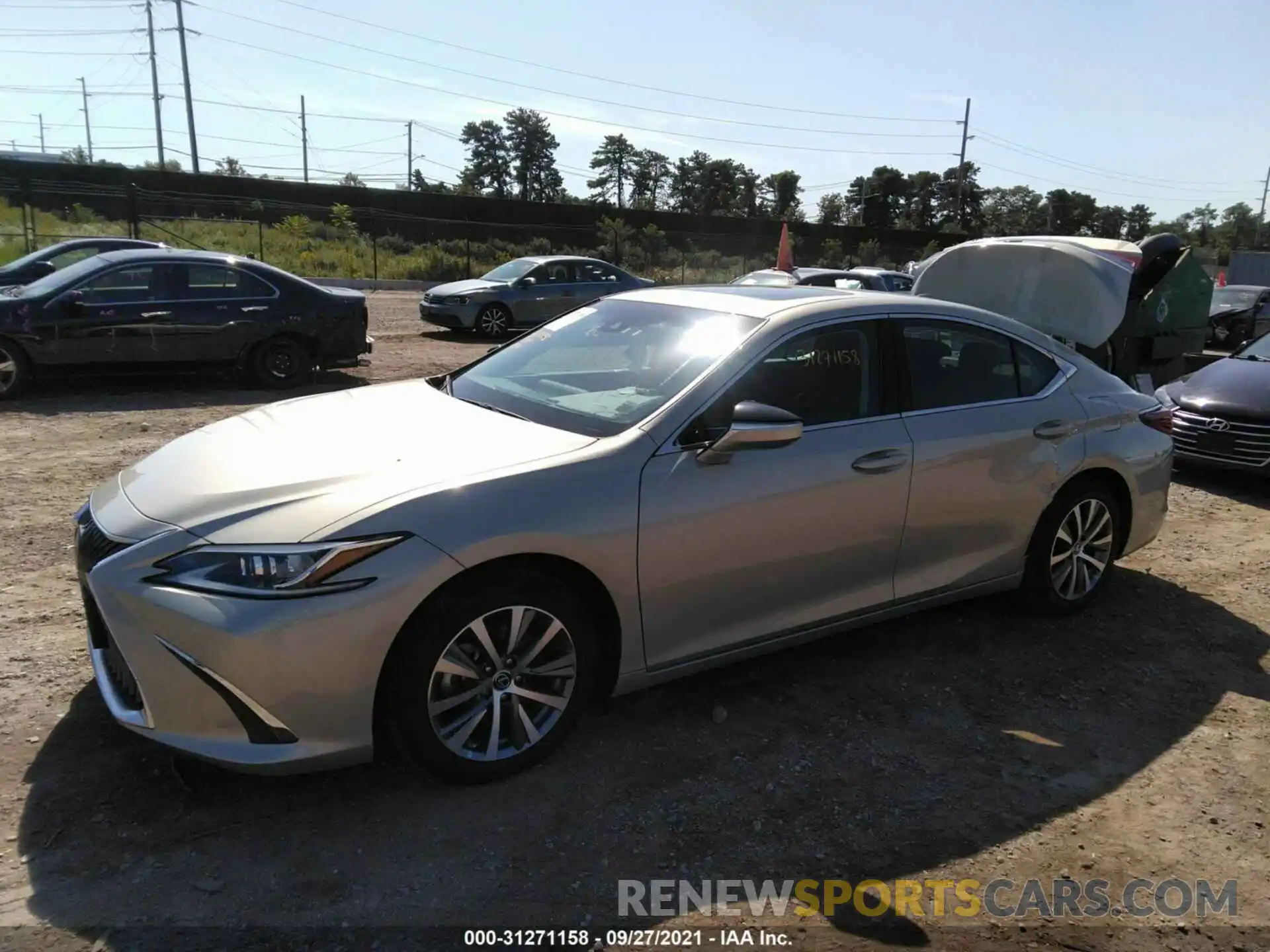 2 Photograph of a damaged car 58ABZ1B13KU002660 LEXUS ES 2019